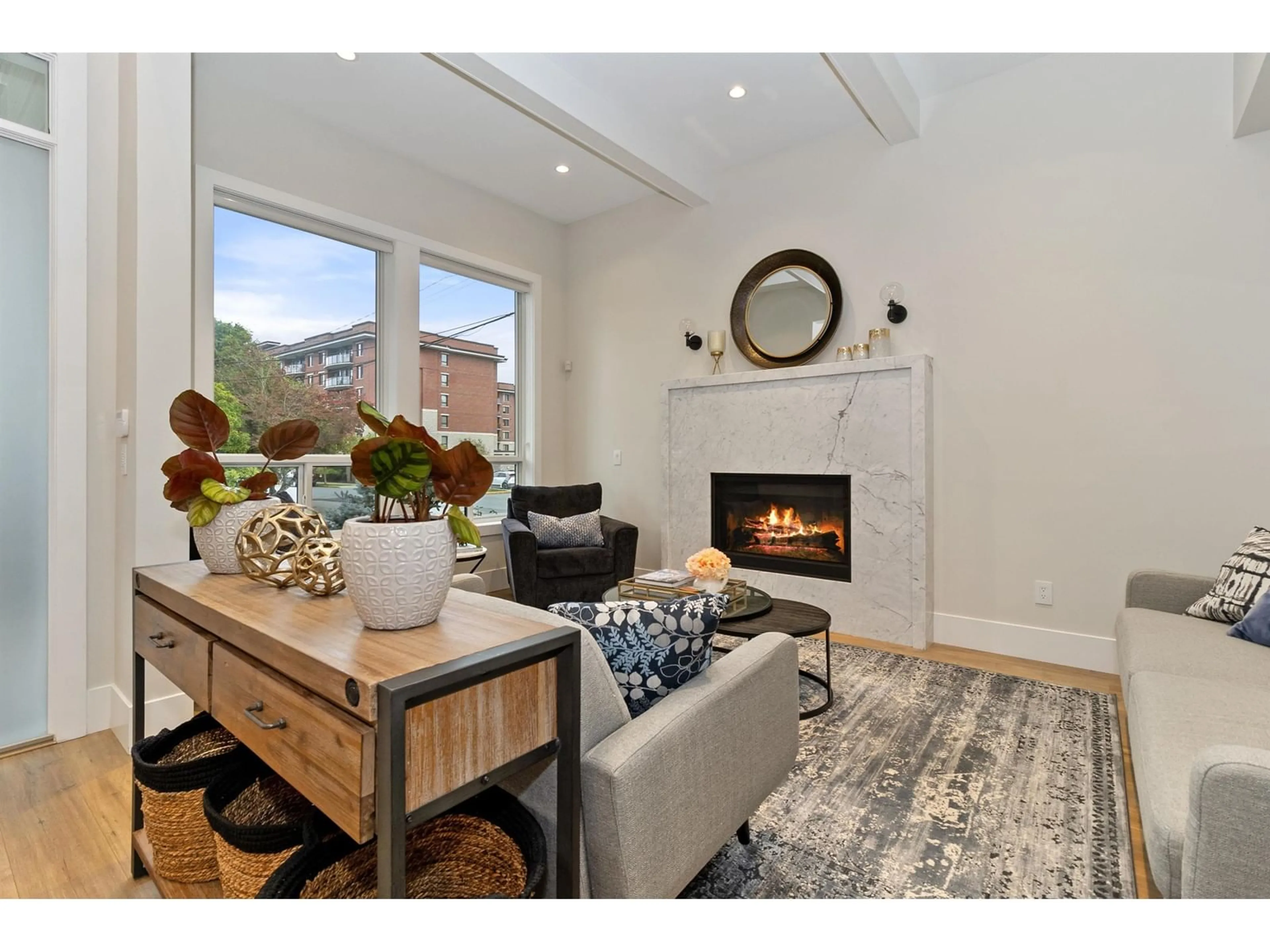 Living room, wood floors for 2107 WILDWOOD STREET, Abbotsford British Columbia V2S2Y7