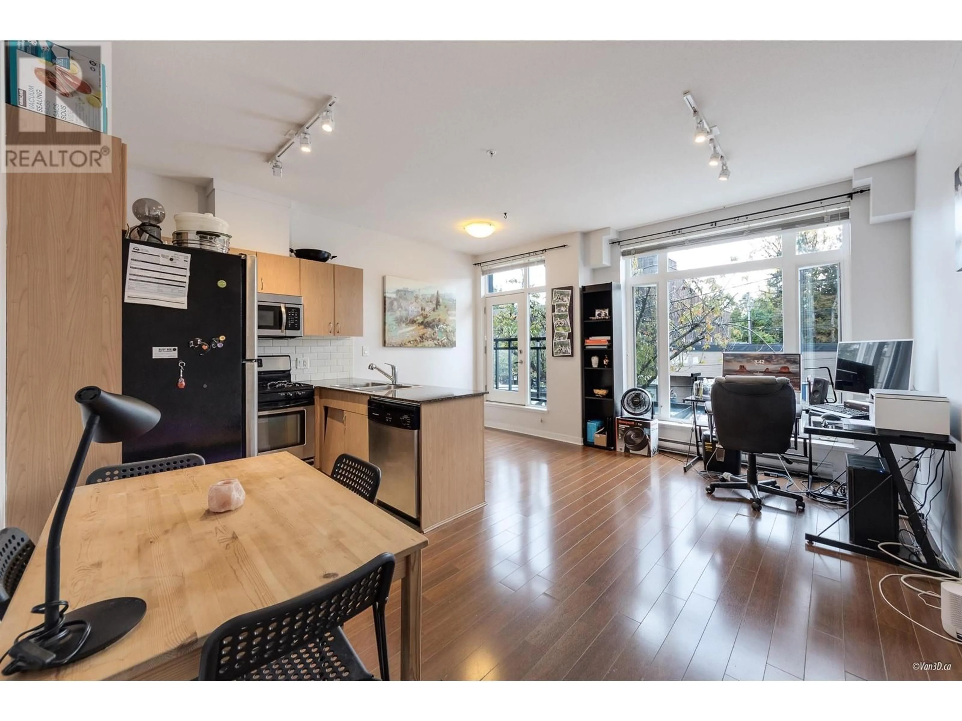 Open concept kitchen for 202 4479 W 10TH AVENUE, Vancouver British Columbia V6R2H8