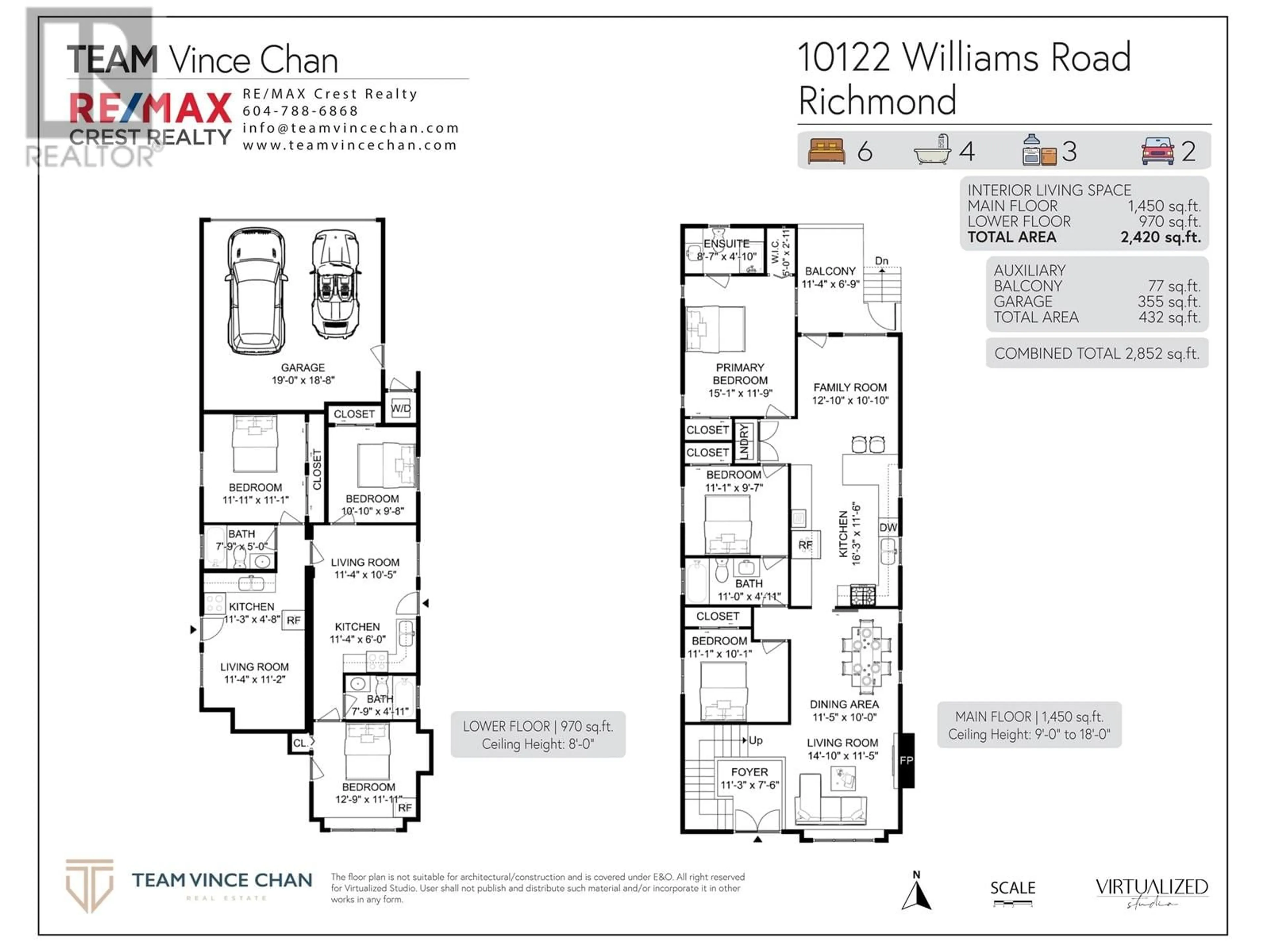 Floor plan for 10122 WILLIAMS ROAD, Richmond British Columbia V7A1H4