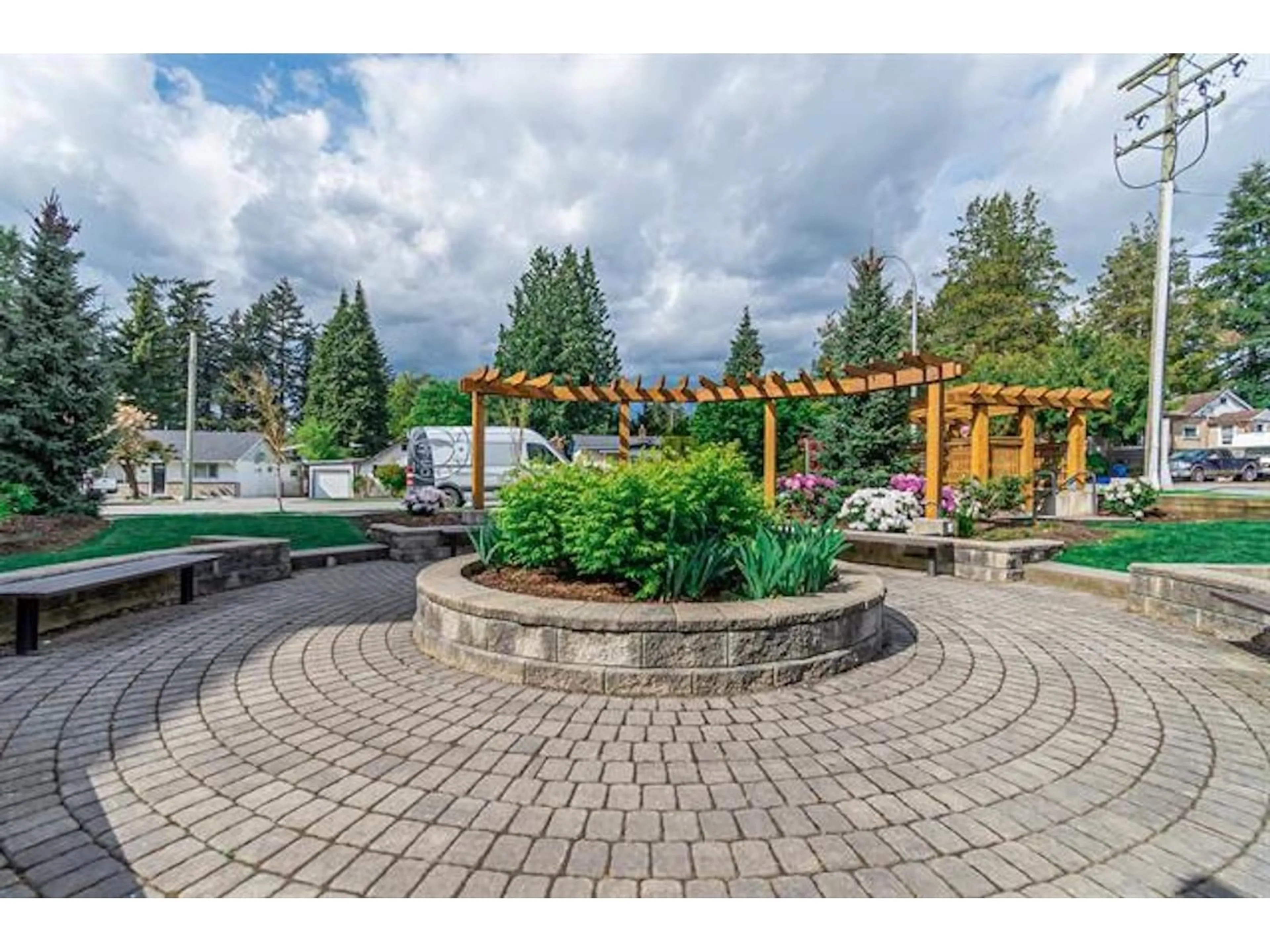 Patio, the fenced backyard for 117 2565 CAMPBELL AVENUE, Abbotsford British Columbia V2S0E3