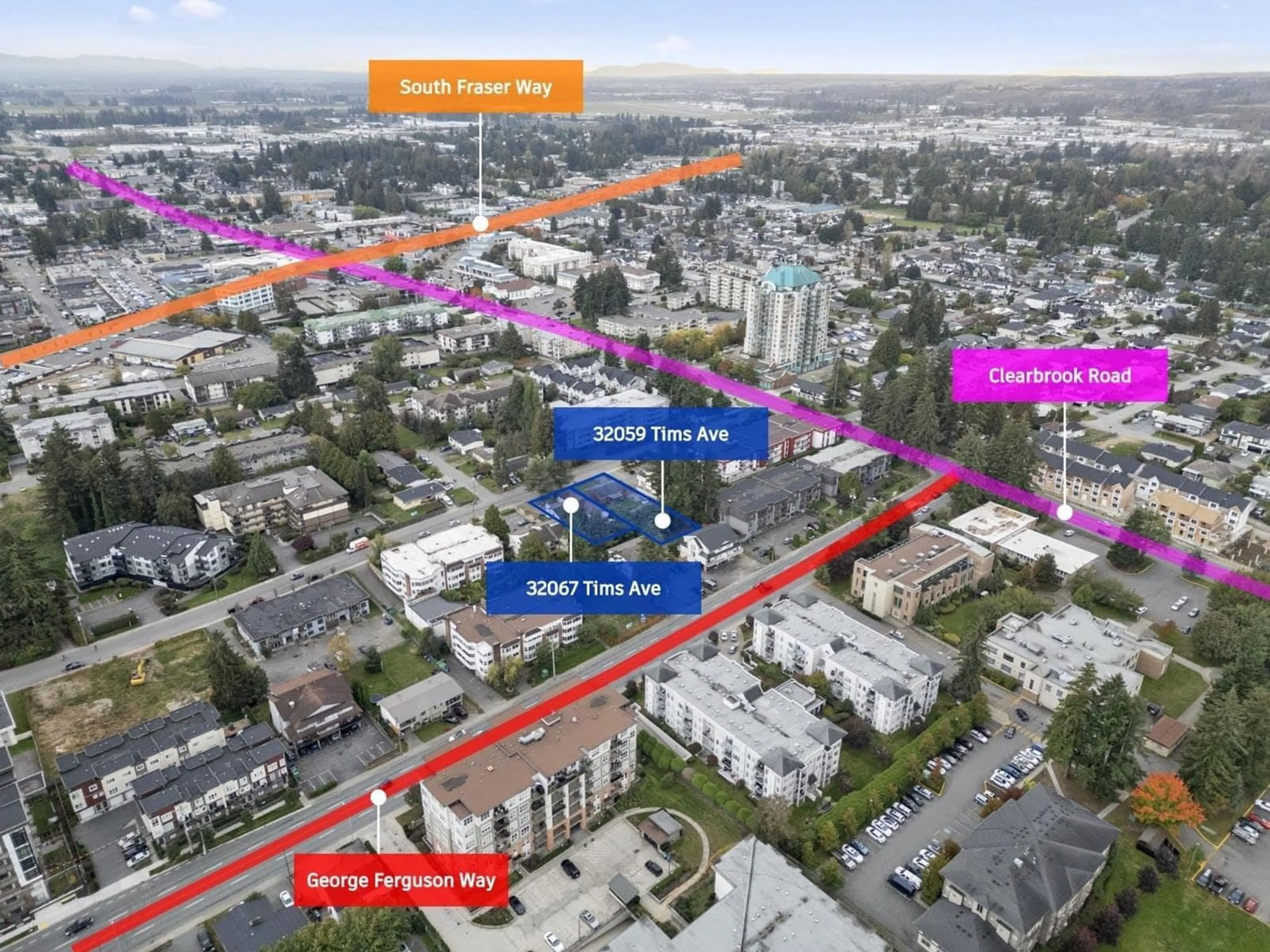 Picture of a map for 32059 TIMS AVENUE, Abbotsford British Columbia V2T2H3