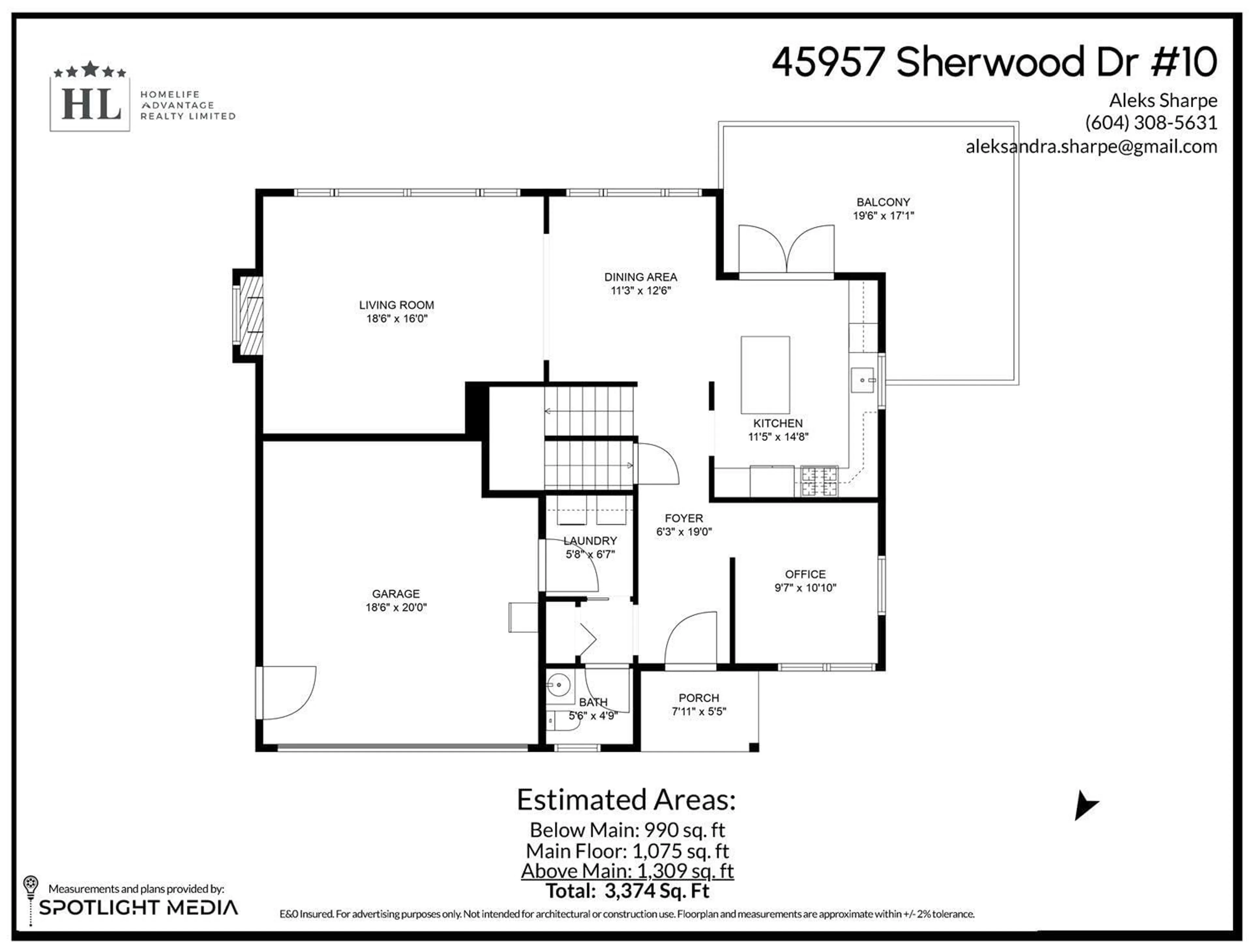 Floor plan for 10 45957 SHERWOOD DRIVE, Chilliwack British Columbia V2R5Y2