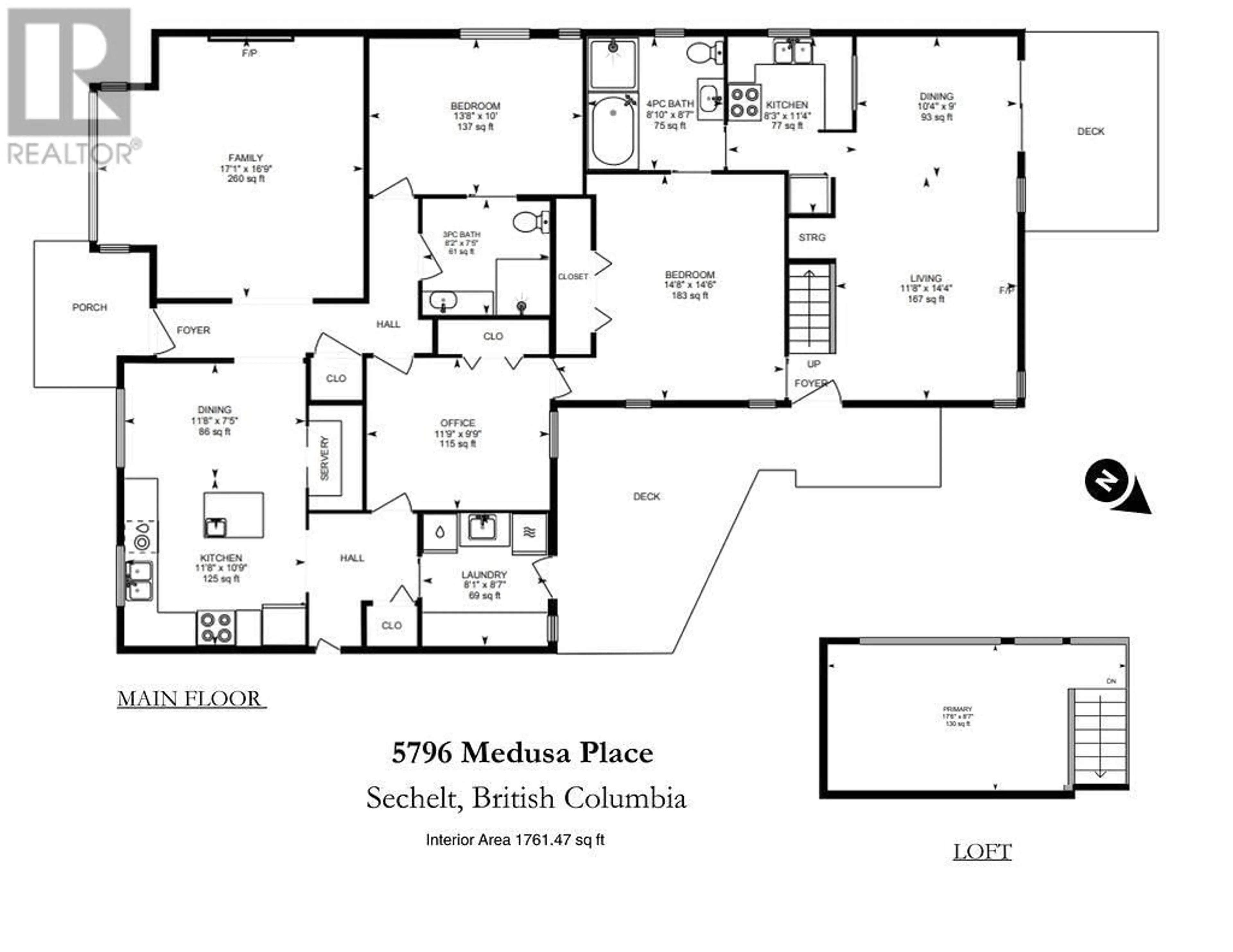 Floor plan for 5796 MEDUSA STREET, Sechelt British Columbia V0N3A0