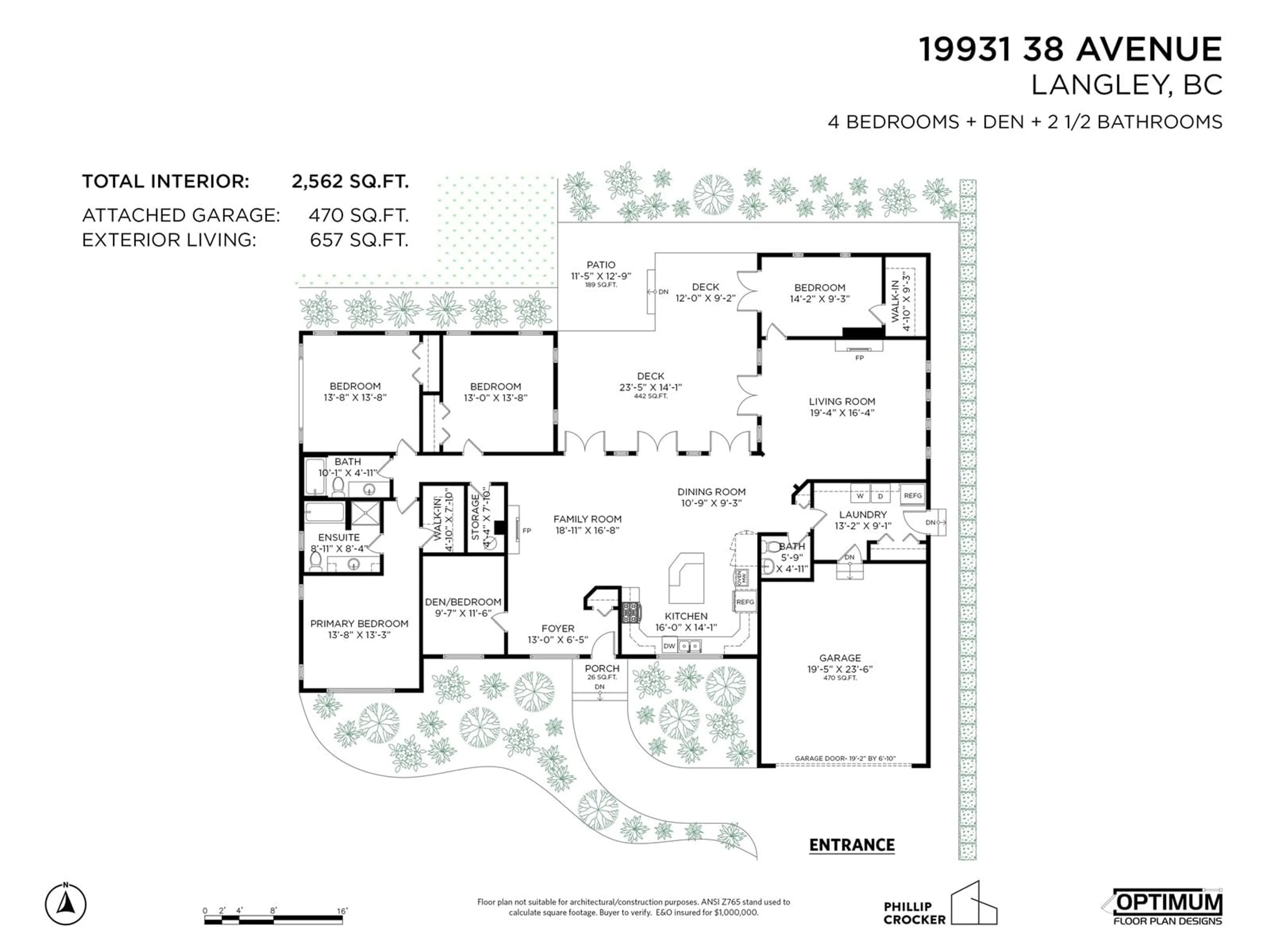 Floor plan for 19931 38 AVENUE, Langley British Columbia V3A2T6