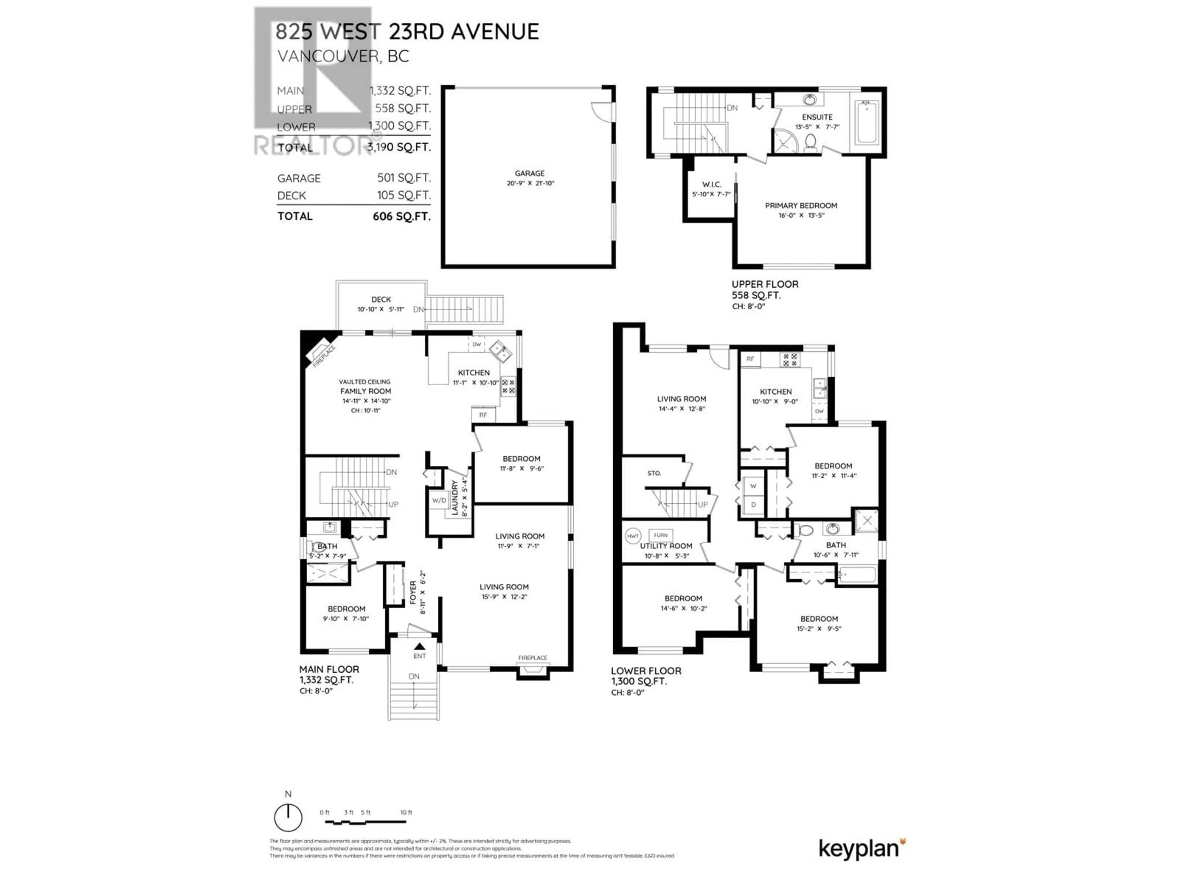 Floor plan for 825 23RD AVENUE, Vancouver British Columbia V5Z2B1