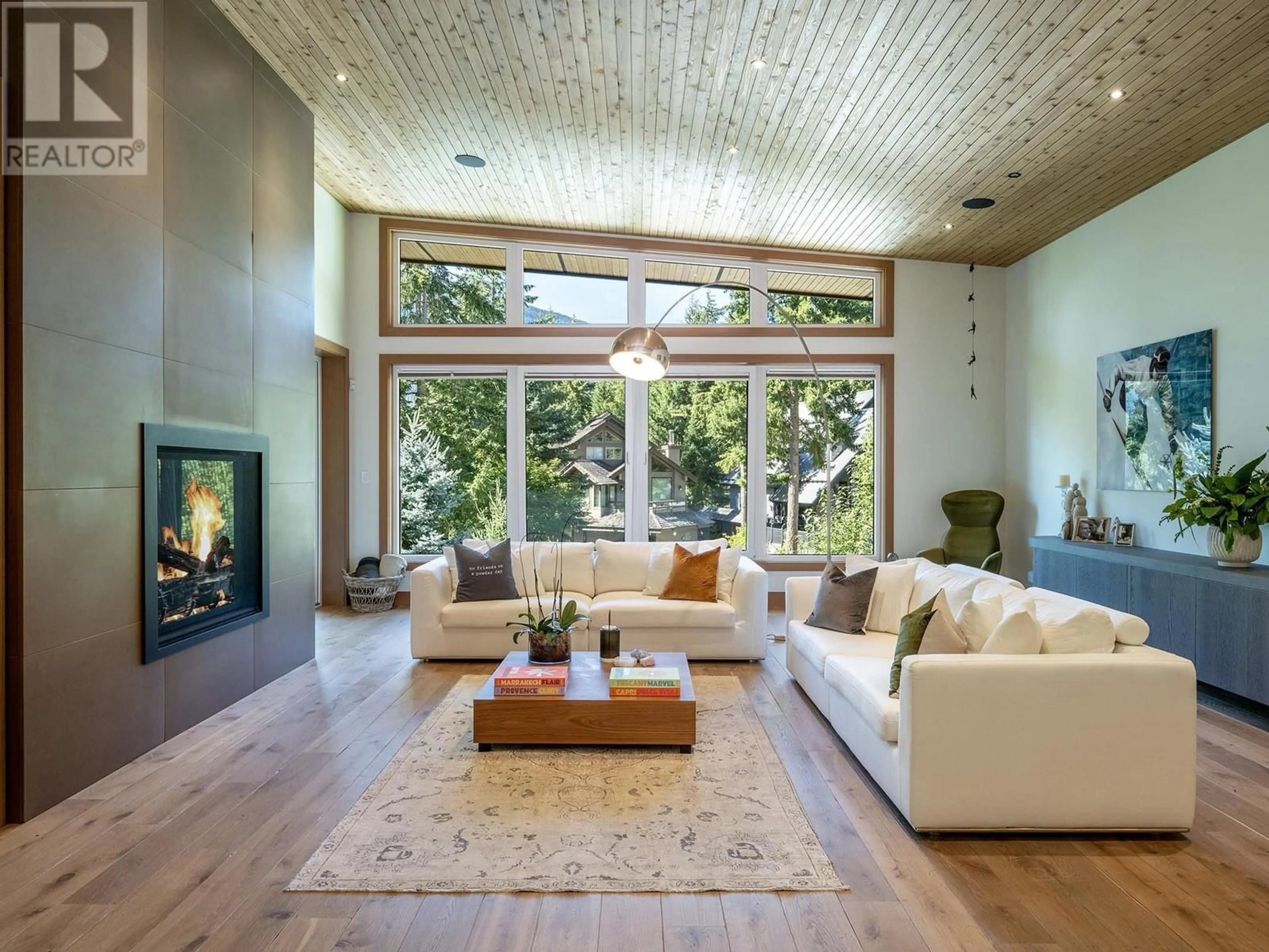 Living room, wood floors for 6464 ST ANDREWS WAY, Whistler British Columbia V8E0C8