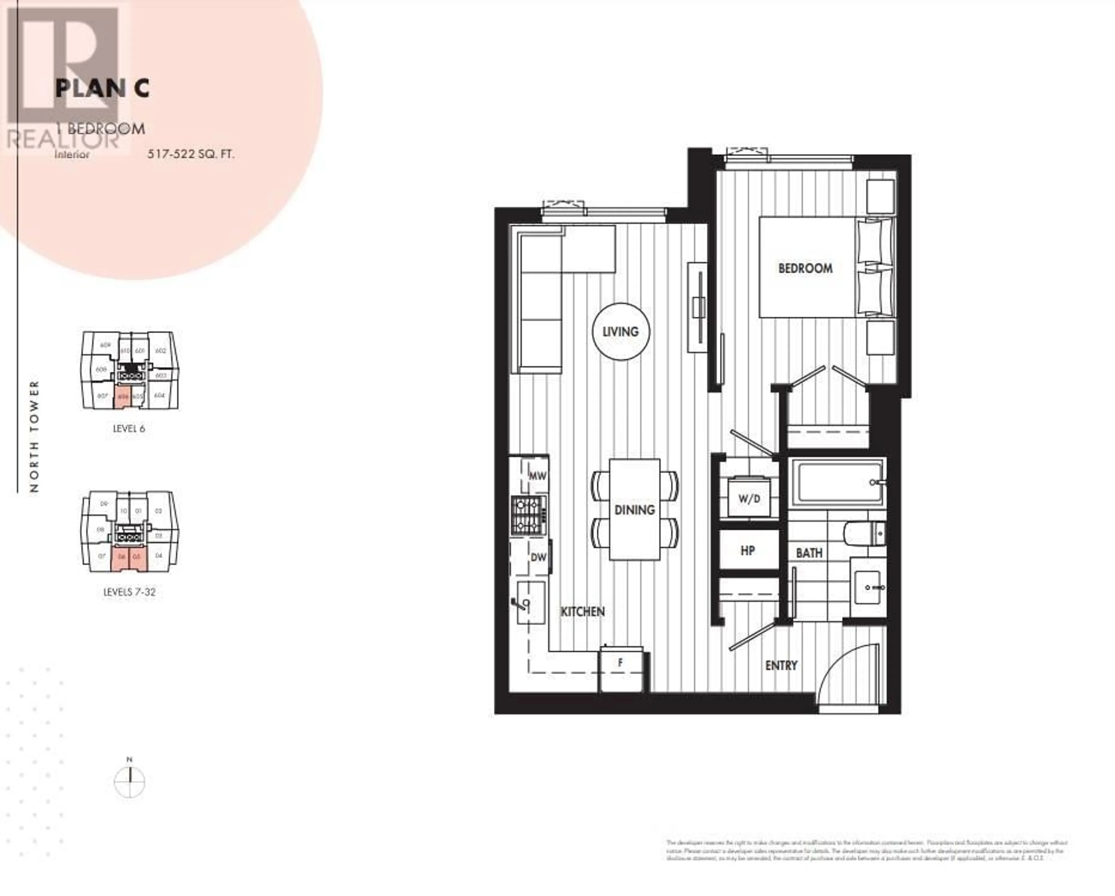 Floor plan for 2605 318 ALDERSON AVENUE, Coquitlam British Columbia V3K1T2