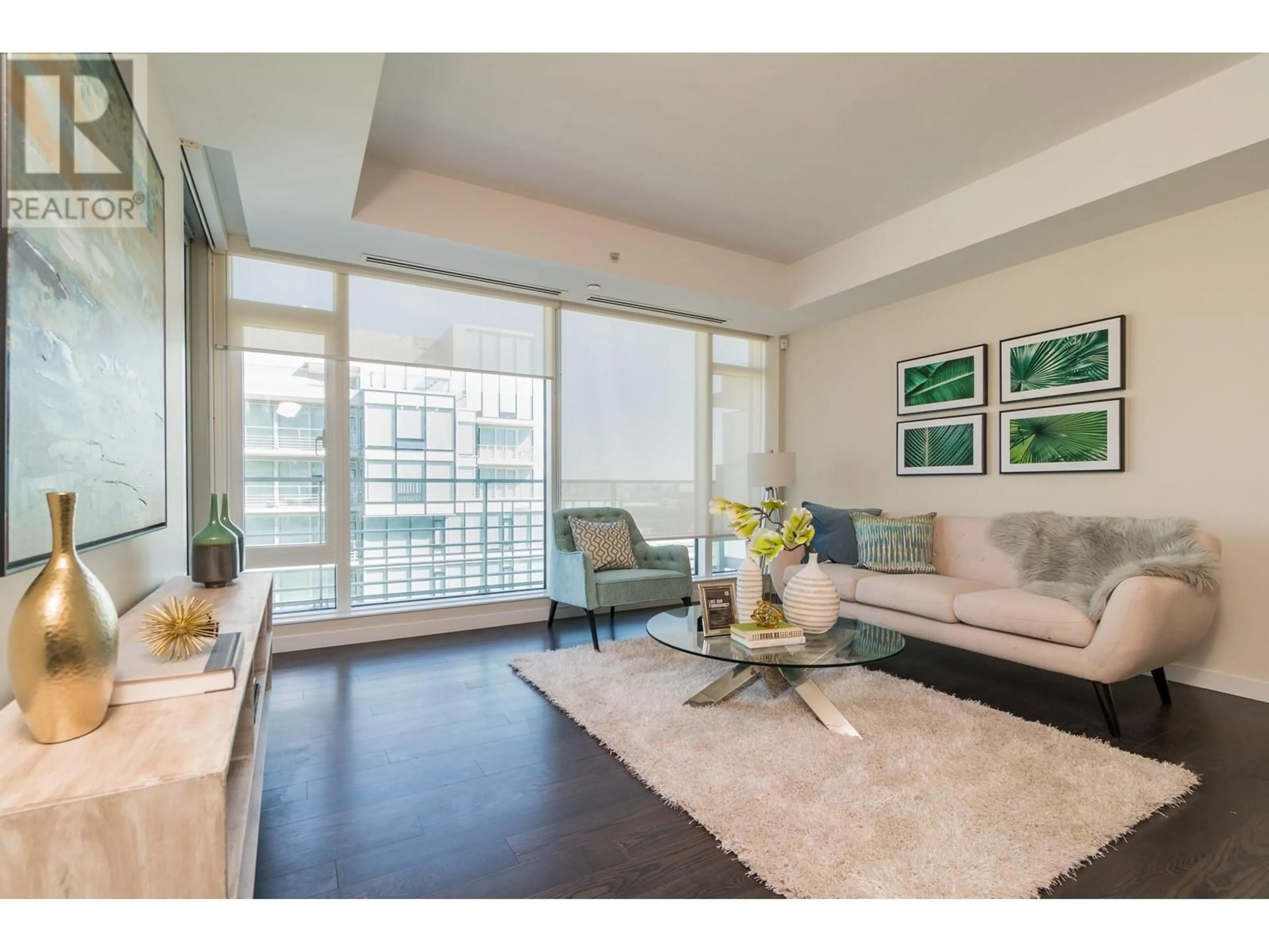 Living room, wood floors for 1003 5177 BRIGHOUSE WAY, Richmond British Columbia V7C0A7