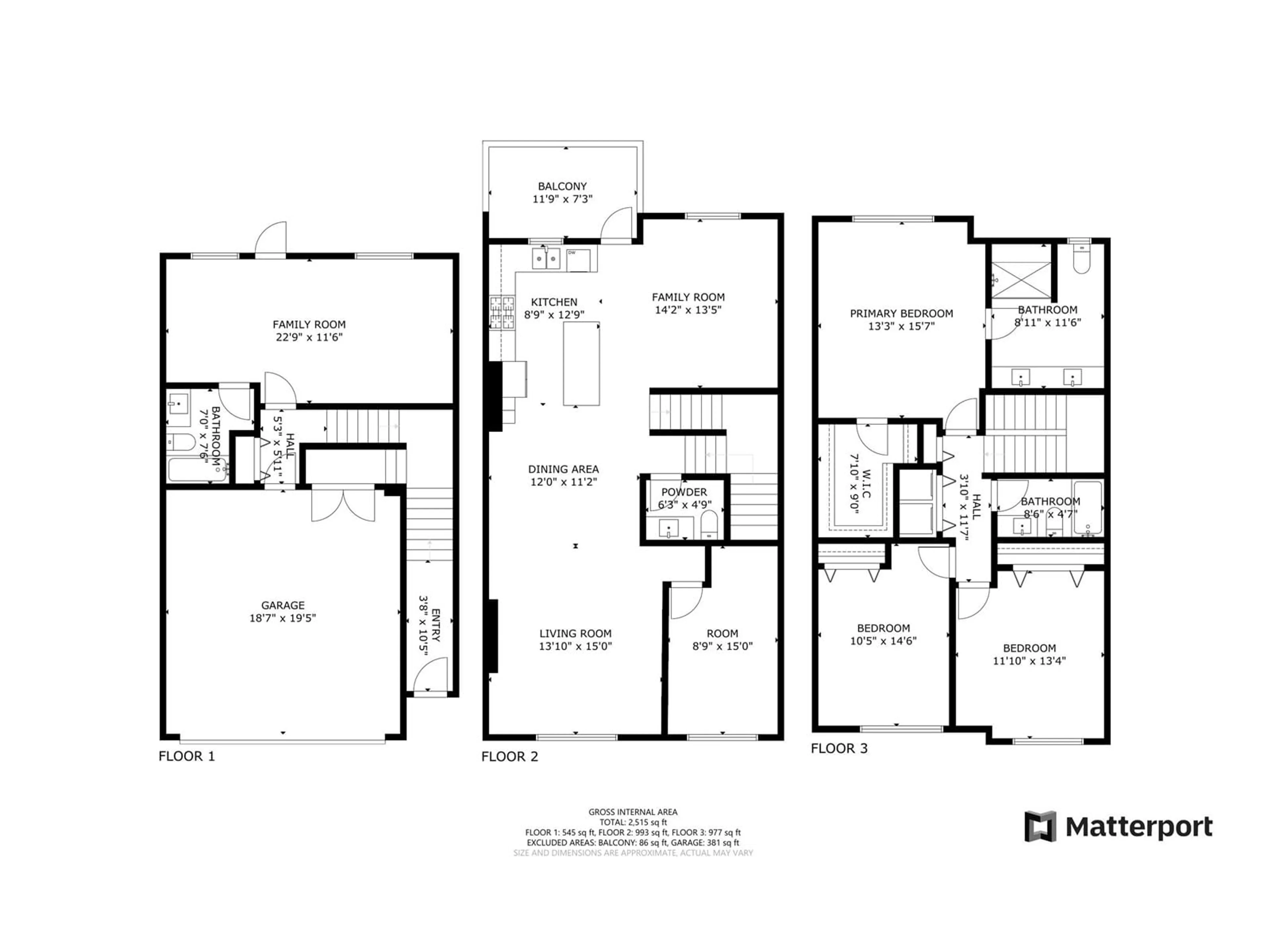 Floor plan for 18 15633 MOUNTAIN VIEW DRIVE, Surrey British Columbia V3Z0W8