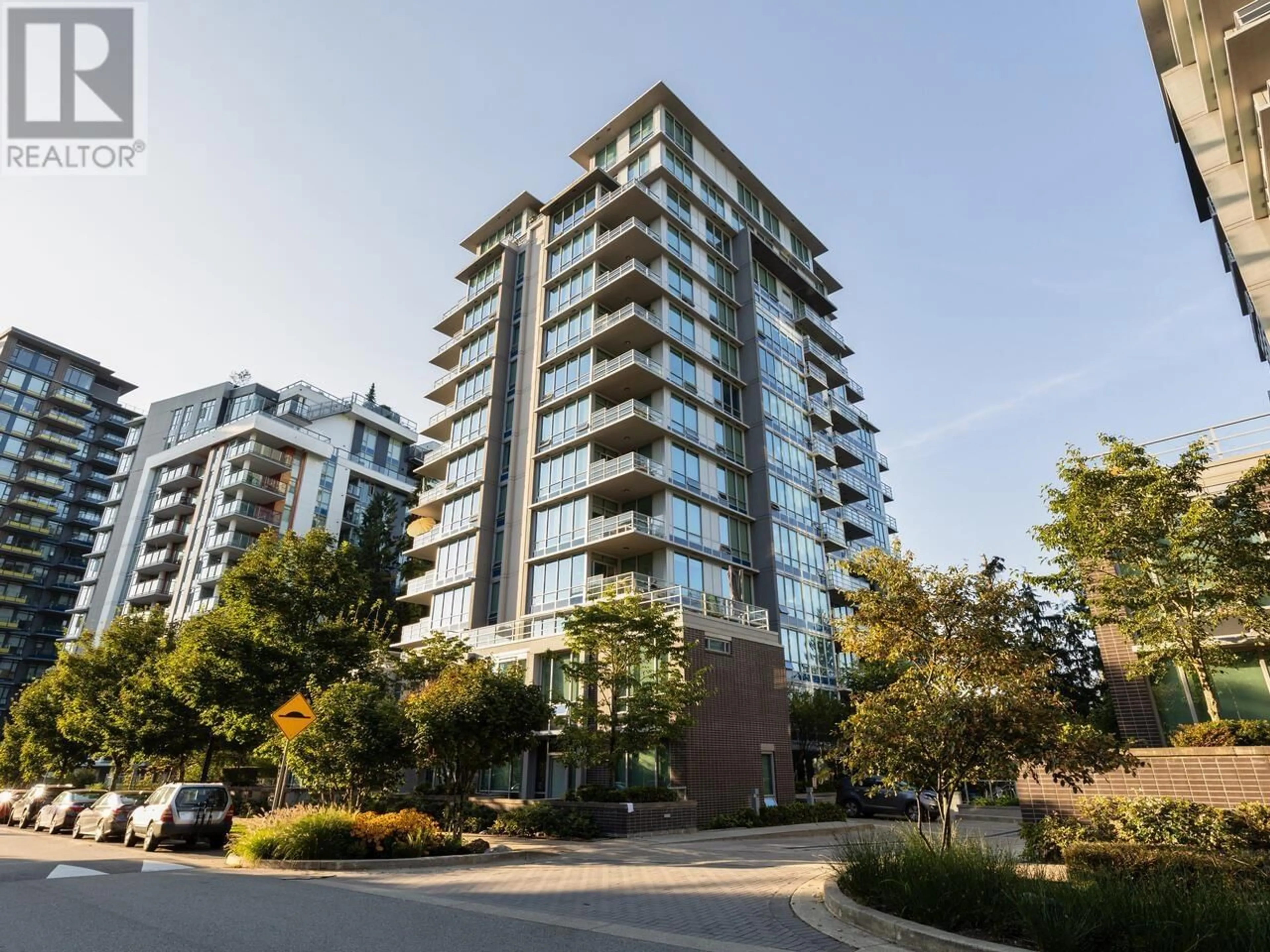 A pic from exterior of the house or condo, the front or back of building for 608 9060 UNIVERSITY CRESCENT, Burnaby British Columbia V5A0E1