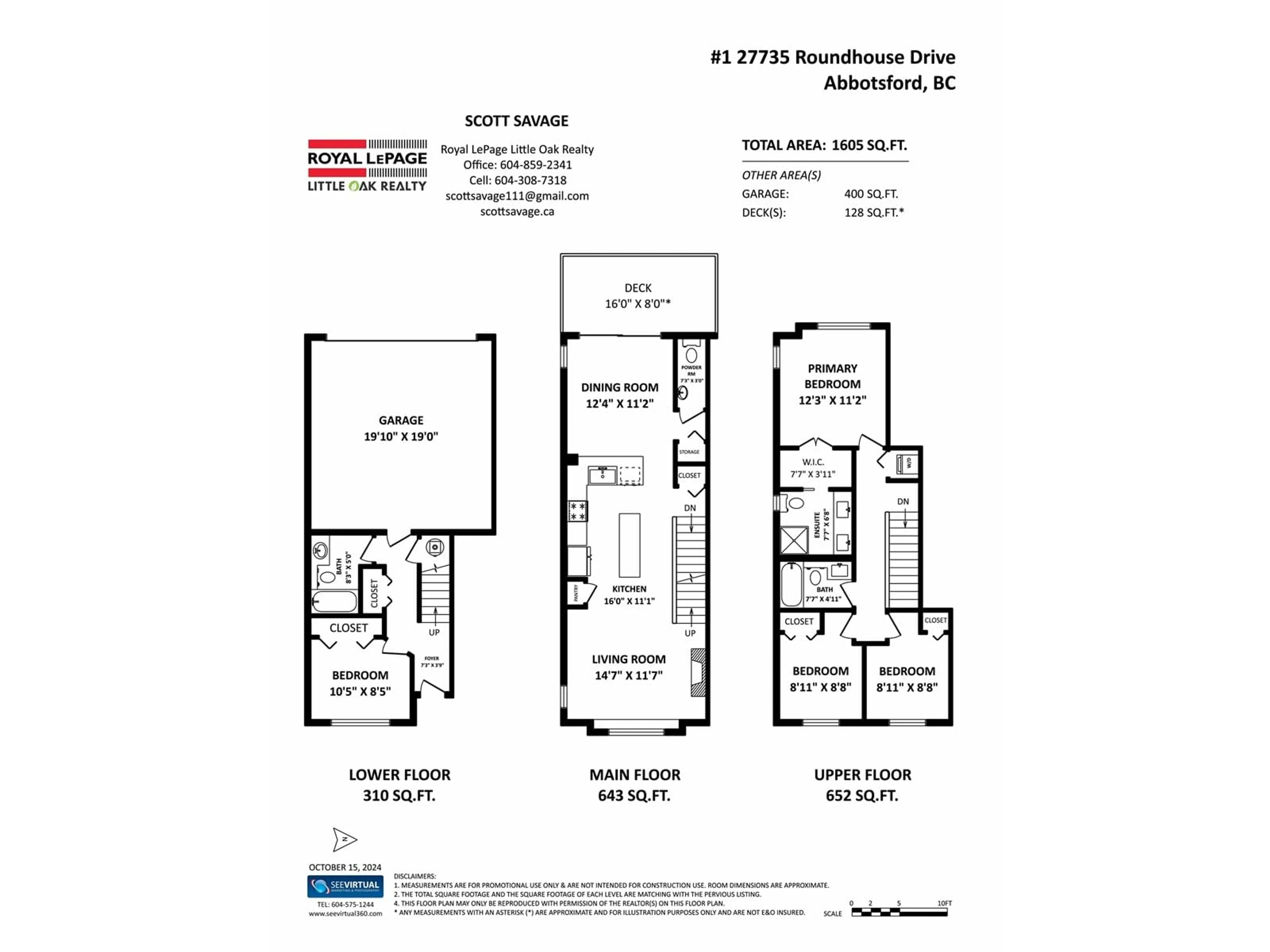 Floor plan for 1 27735 ROUNDHOUSE DRIVE, Abbotsford British Columbia V4X0B9