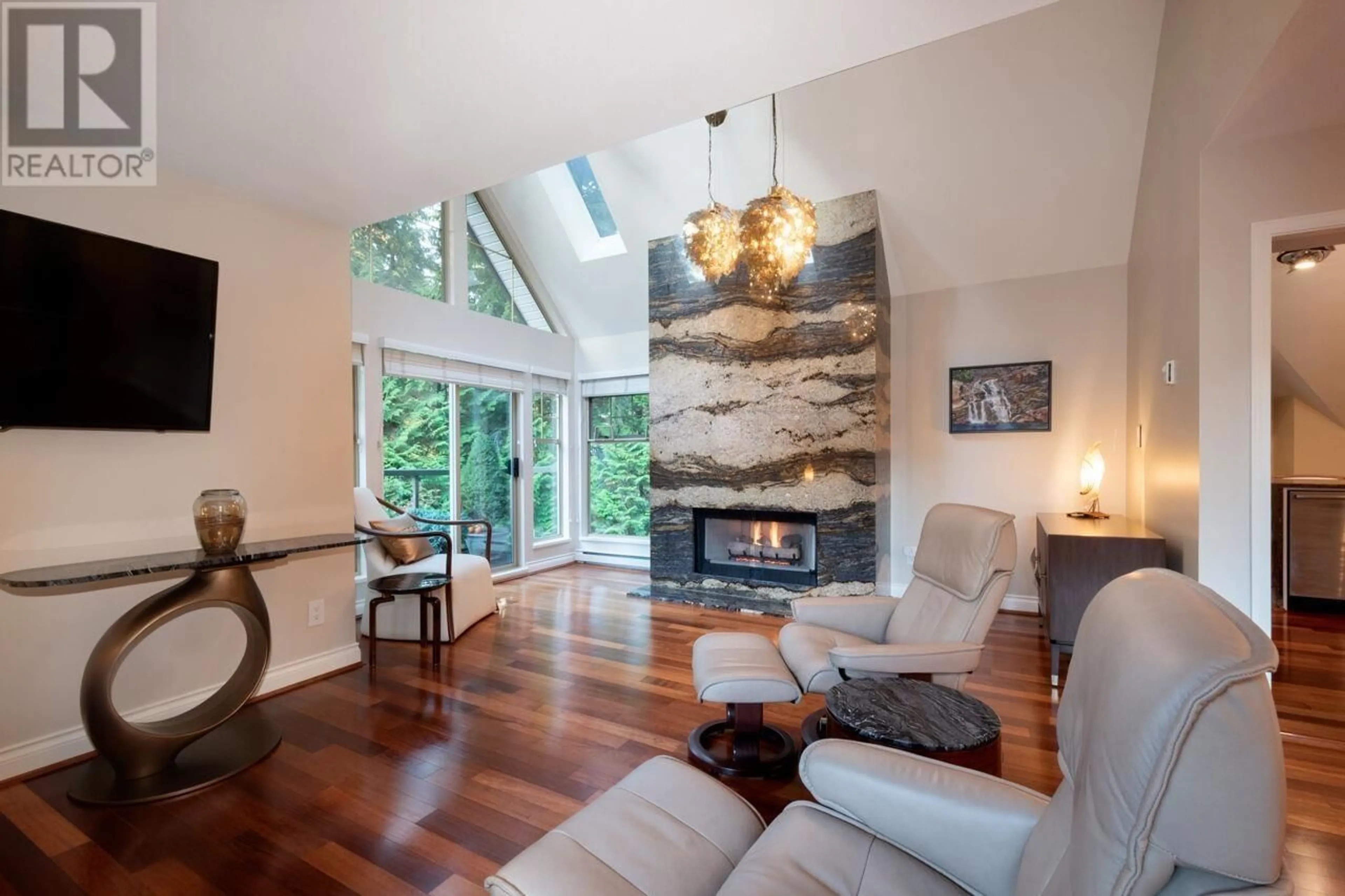 Living room, wood floors for 401 180 RAVINE DRIVE, Port Moody British Columbia V3H4Z3