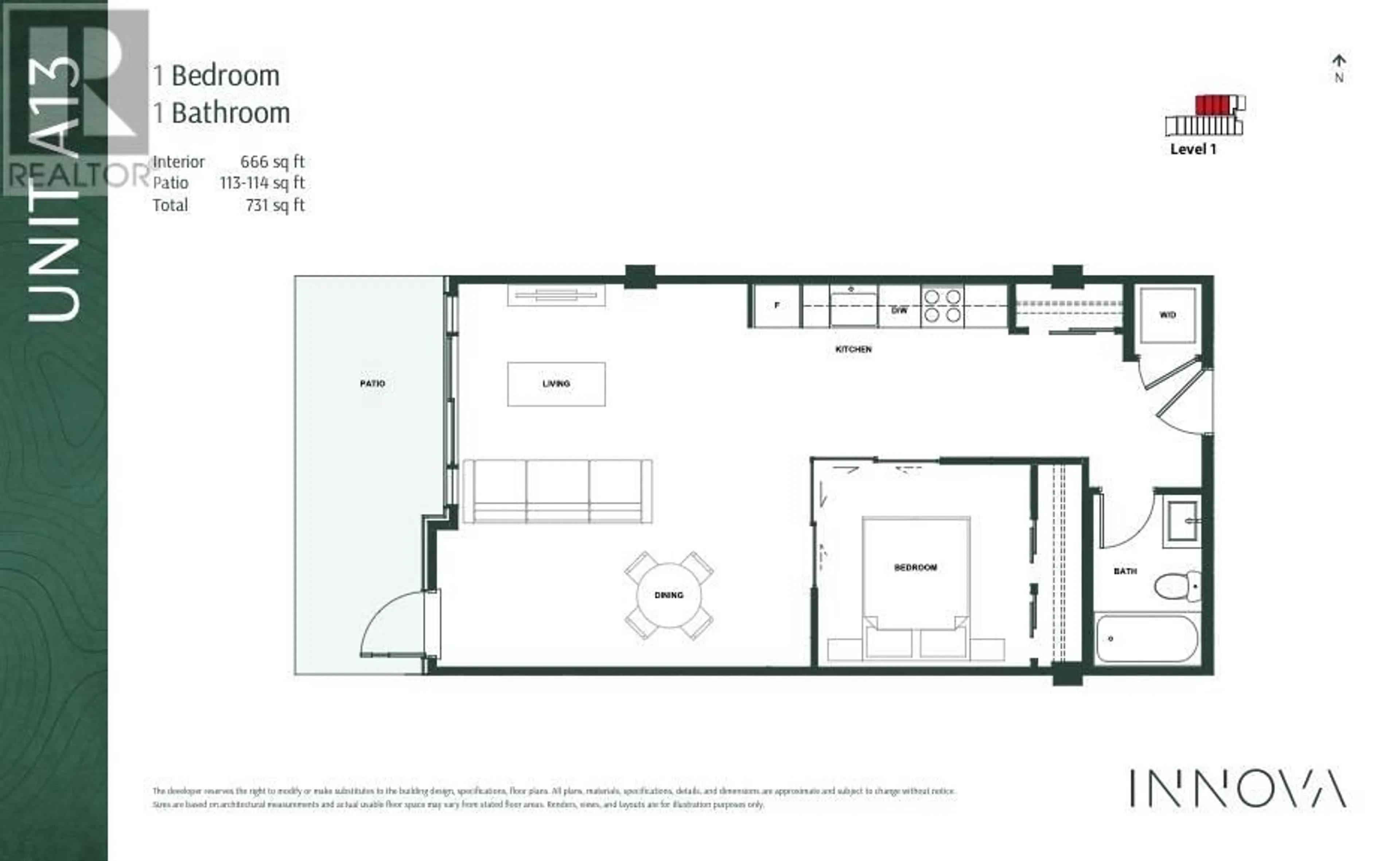 Floor plan for 214 402 E 3RD STREET, North Vancouver British Columbia V7L1G2