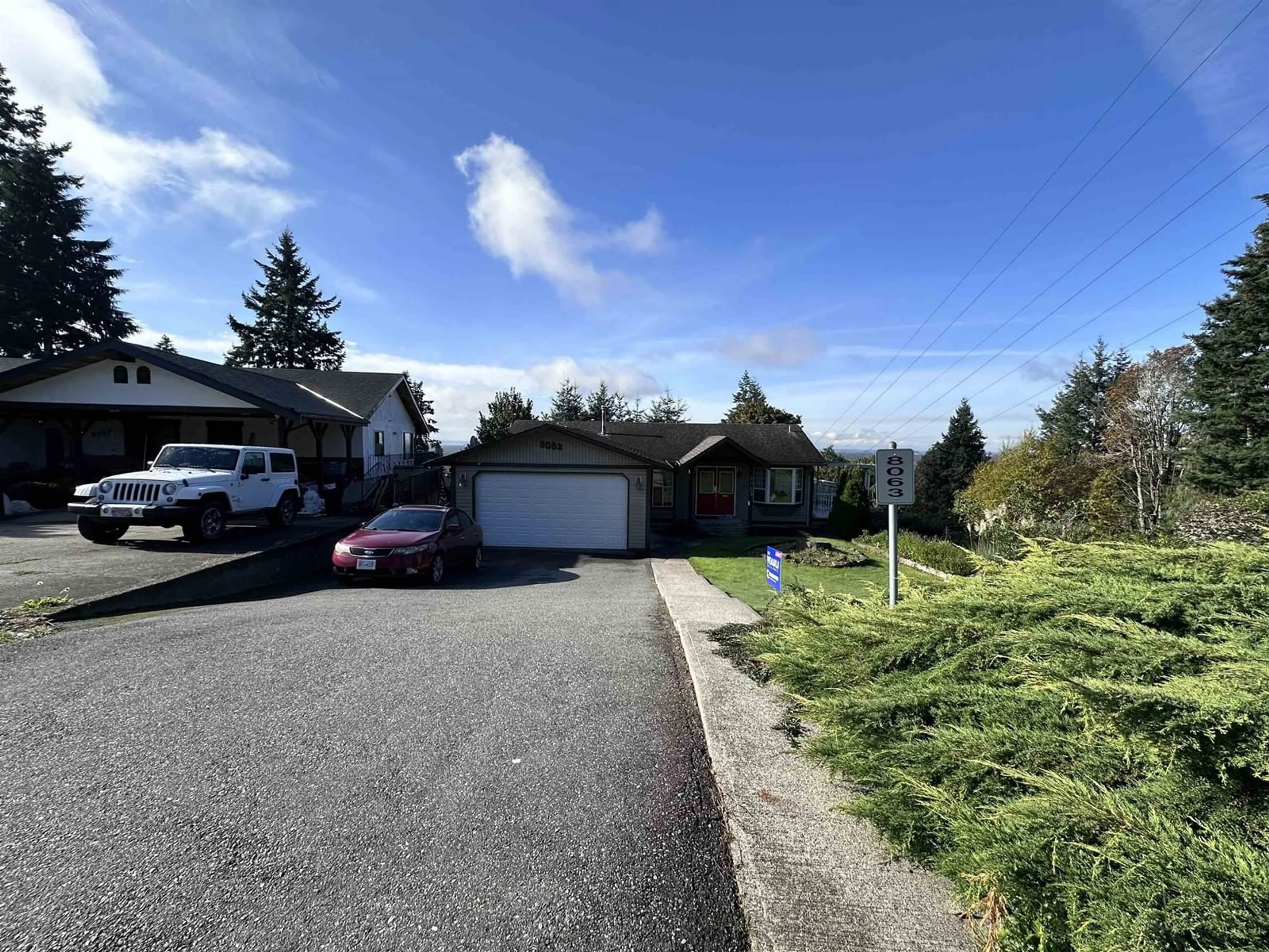 Frontside or backside of a home, the street view for 8063 WILTSHIRE BOULEVARD, Delta British Columbia V4C4B5