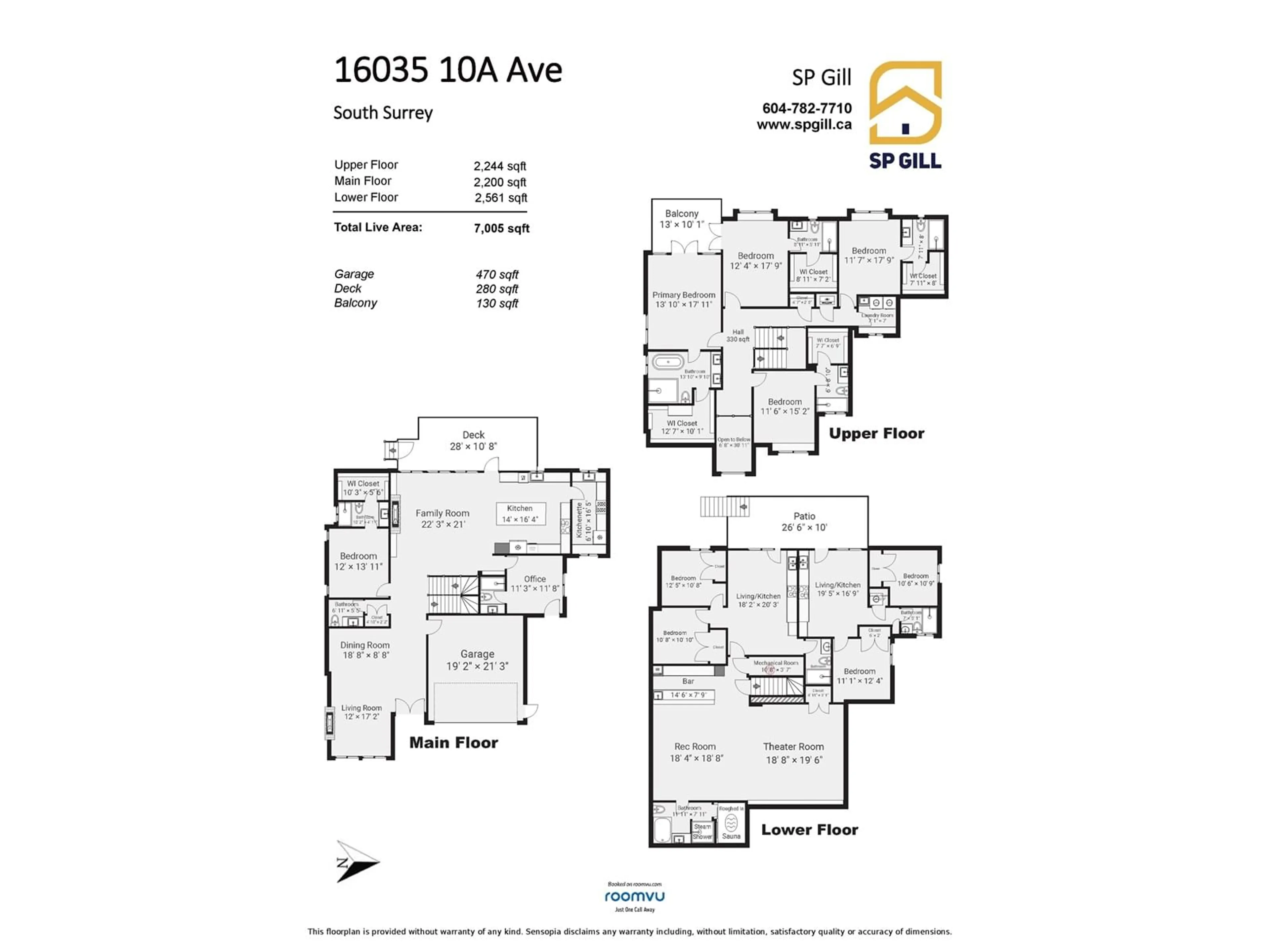 Floor plan for 16035 10A AVENUE, Surrey British Columbia V4A7W8