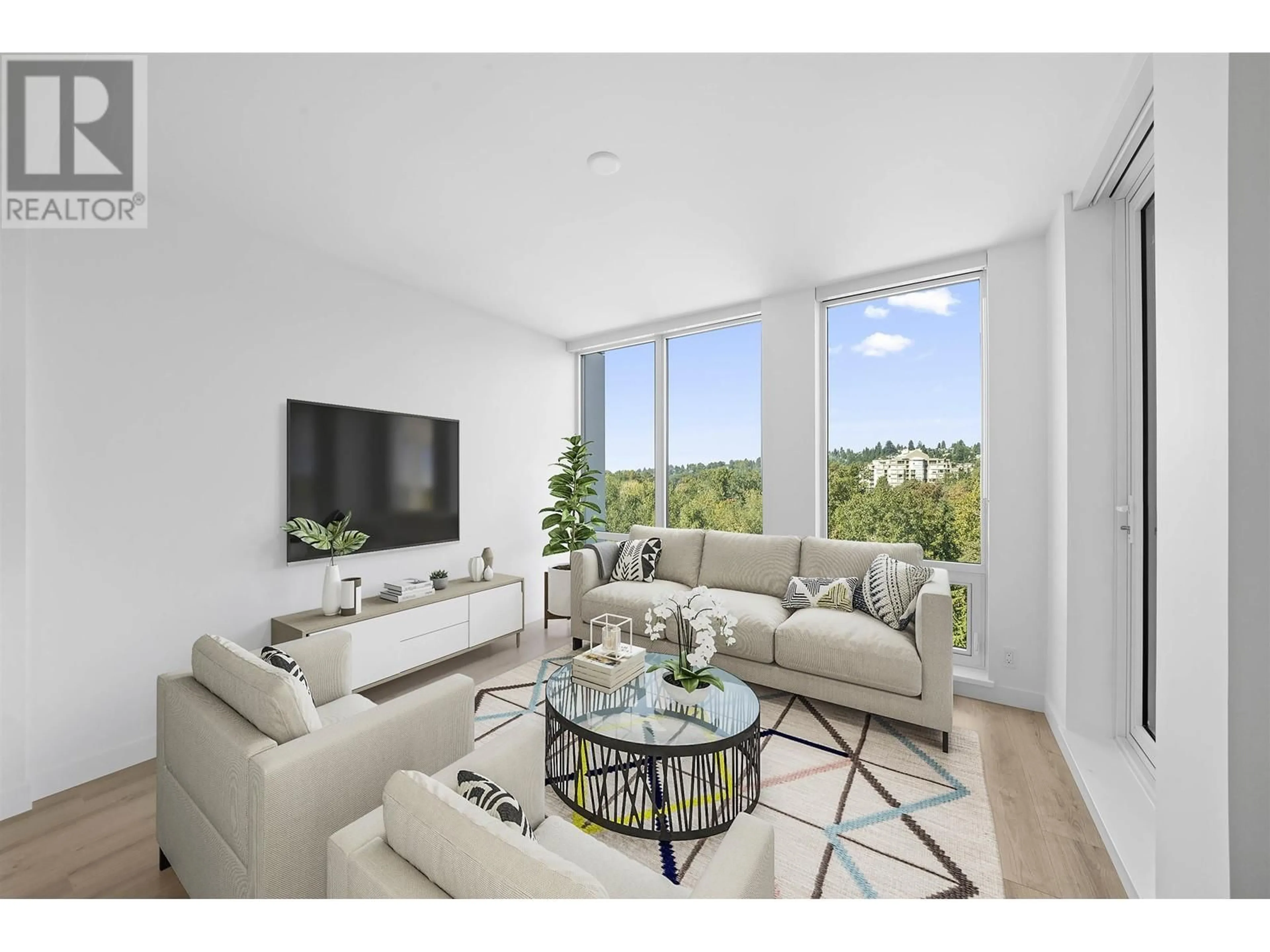 Living room, wood floors for 1209 1500 FERN STREET, North Vancouver British Columbia V7J1H6