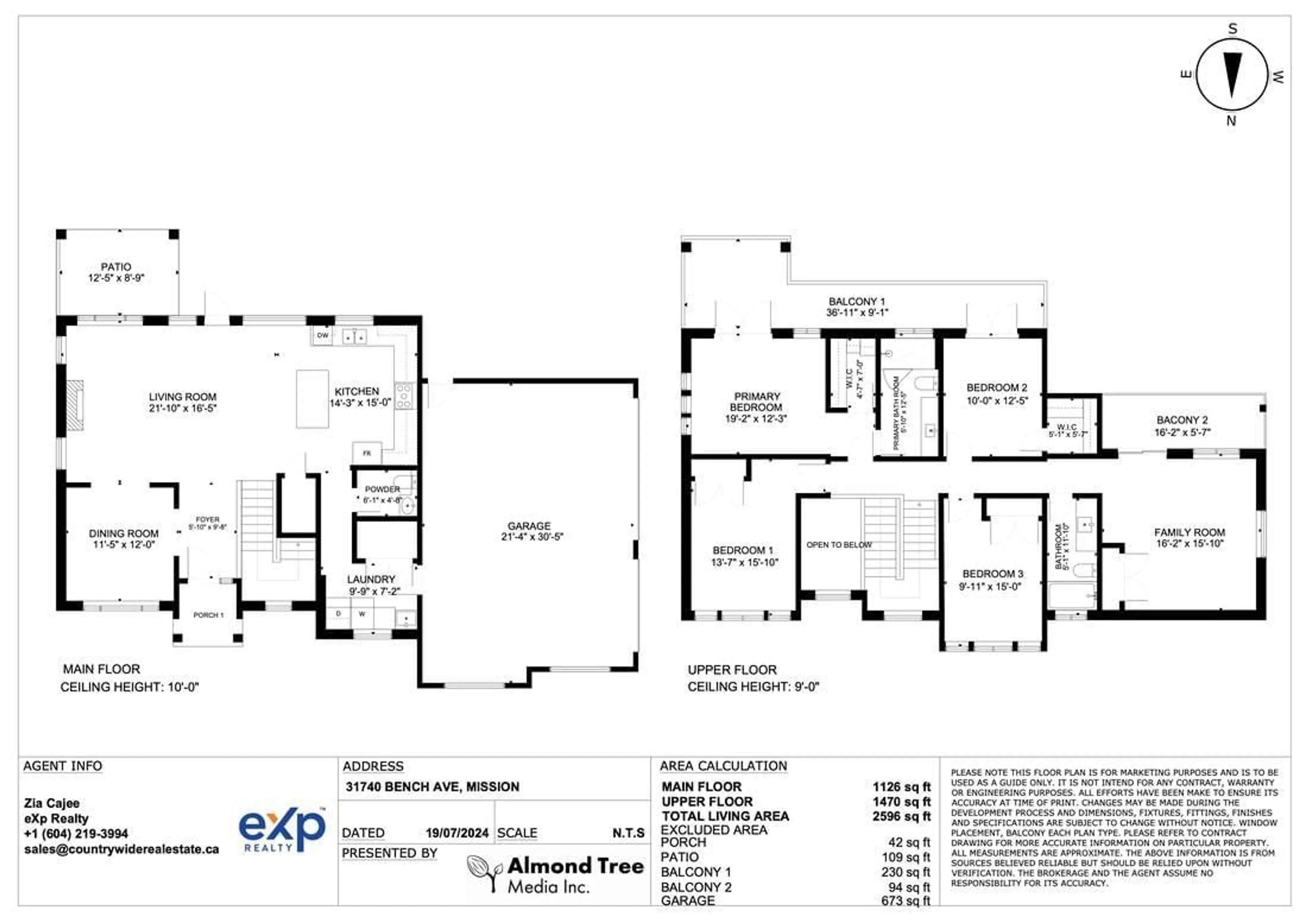 Floor plan for 31740 BENCH AVENUE, Mission British Columbia V4S1E6