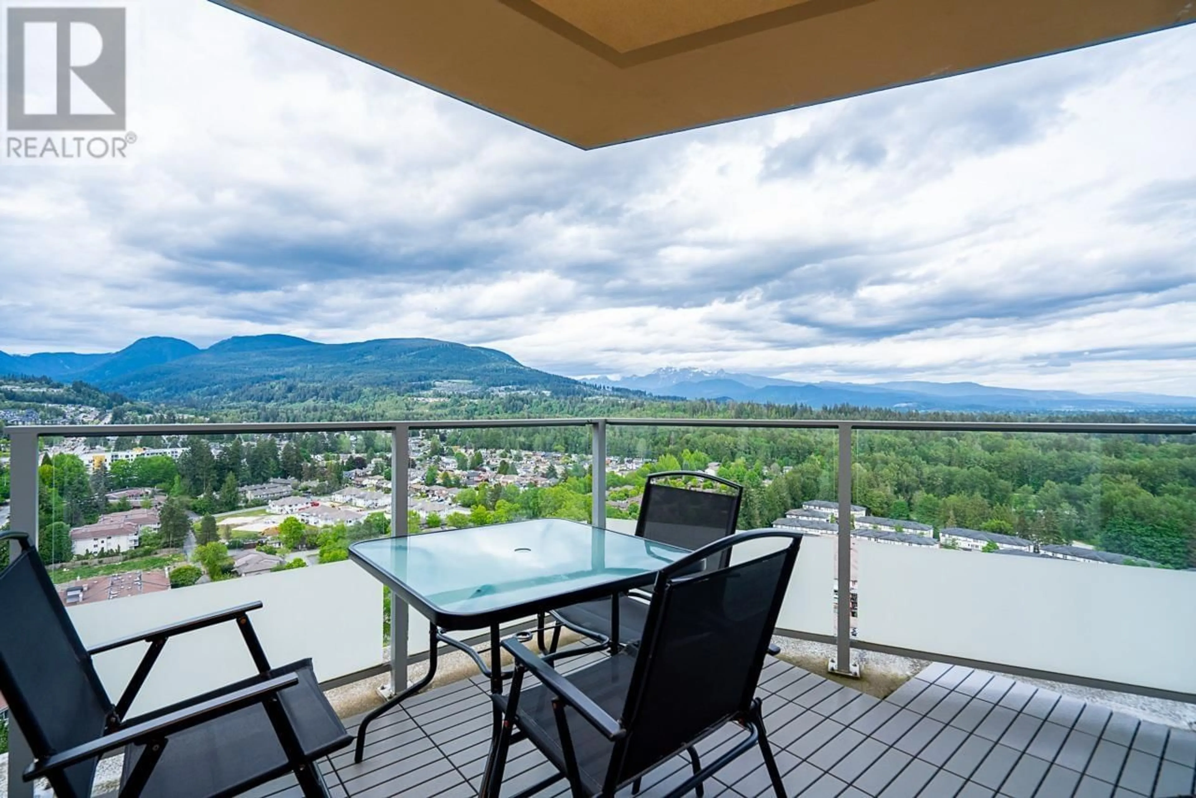 Patio, the view of mountain for 2801 3093 WINDSOR GATE, Coquitlam British Columbia V3B0N2