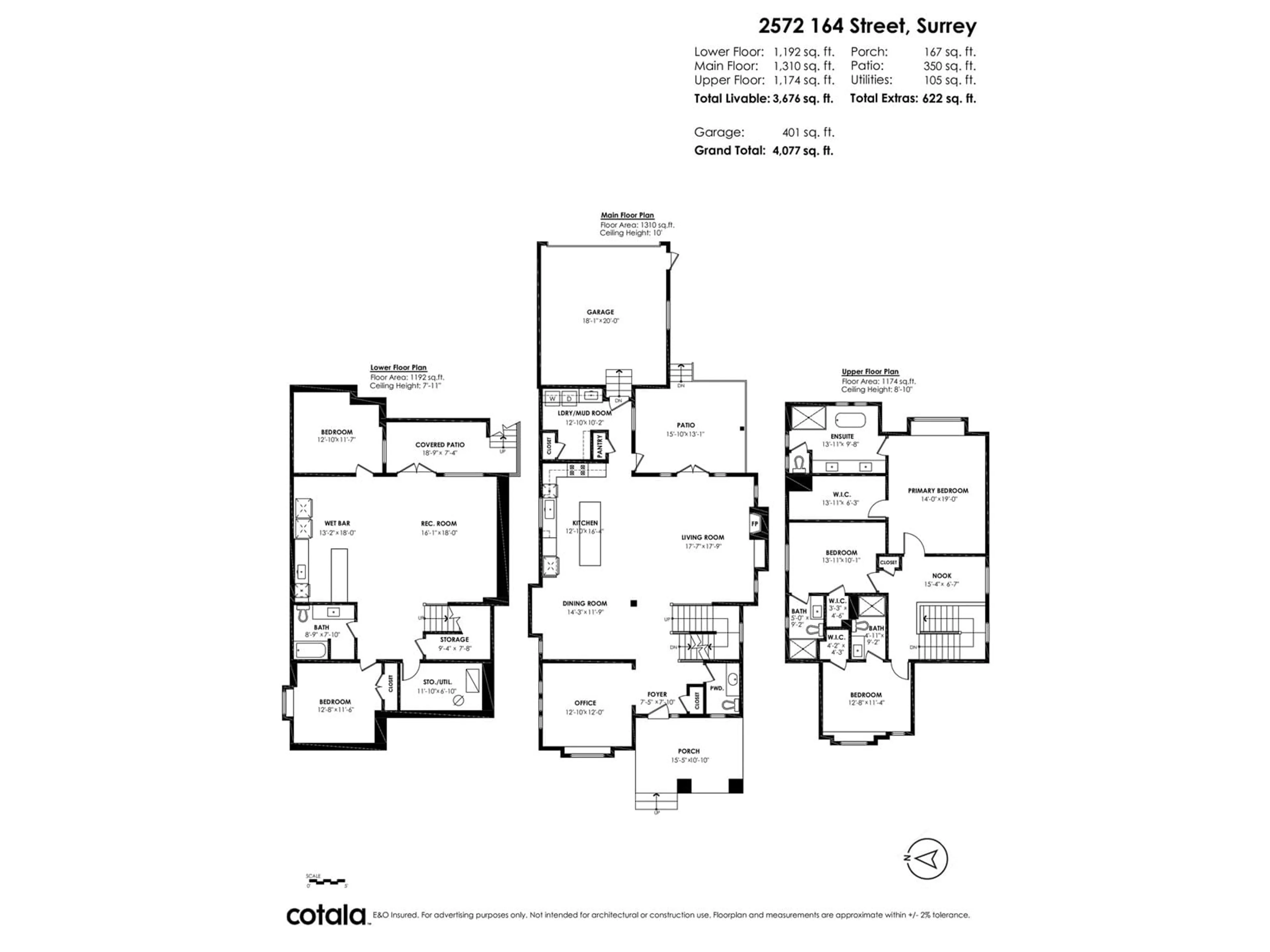 Floor plan for 2572 164 STREET, Surrey British Columbia V3Z0S2