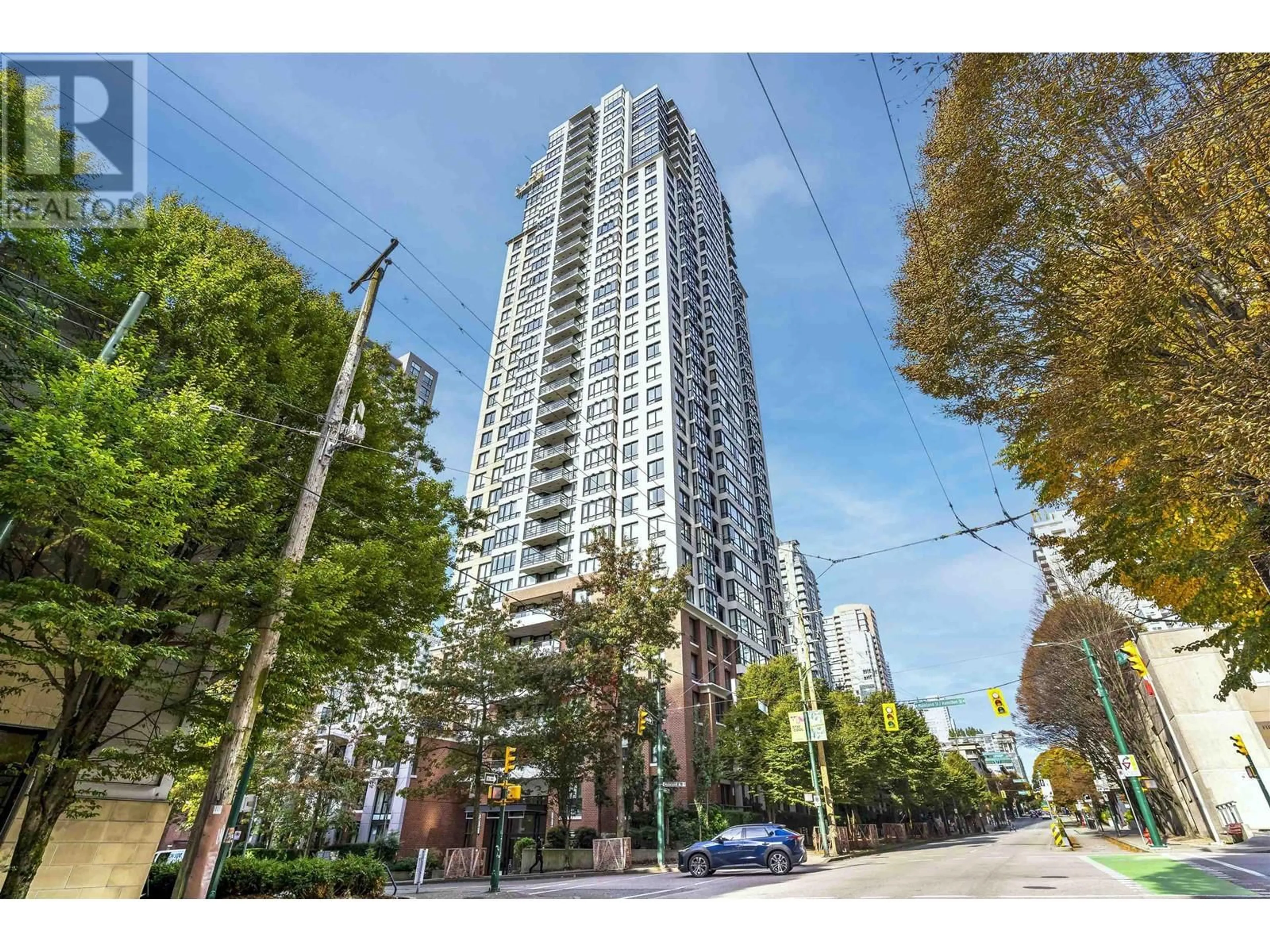 A pic from exterior of the house or condo, the street view for 1102 909 MAINLAND STREET, Vancouver British Columbia V6B1S3