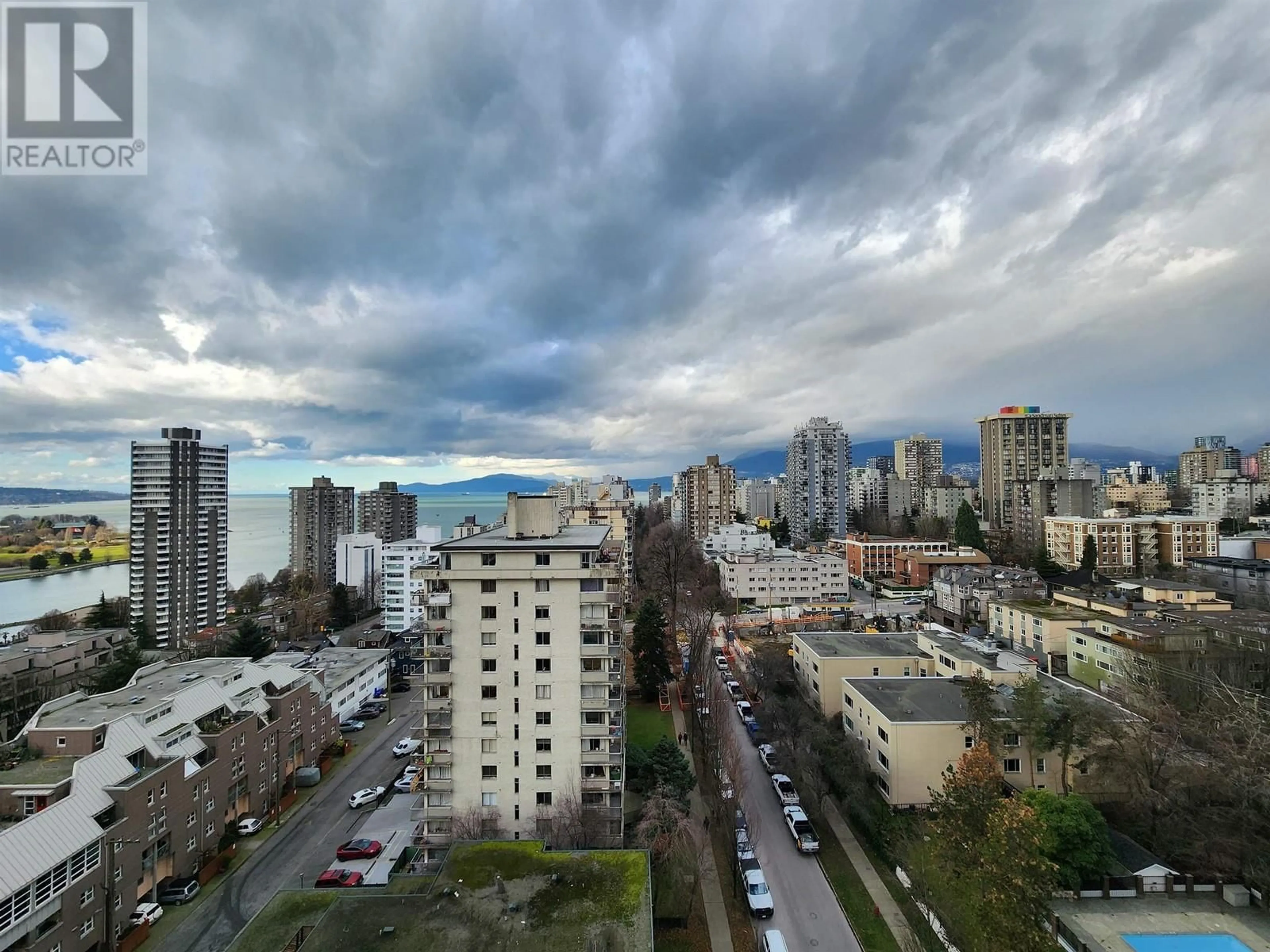 A pic from exterior of the house or condo, the view of city buildings for 1603 1020 HARWOOD STREET, Vancouver British Columbia V6E4R1