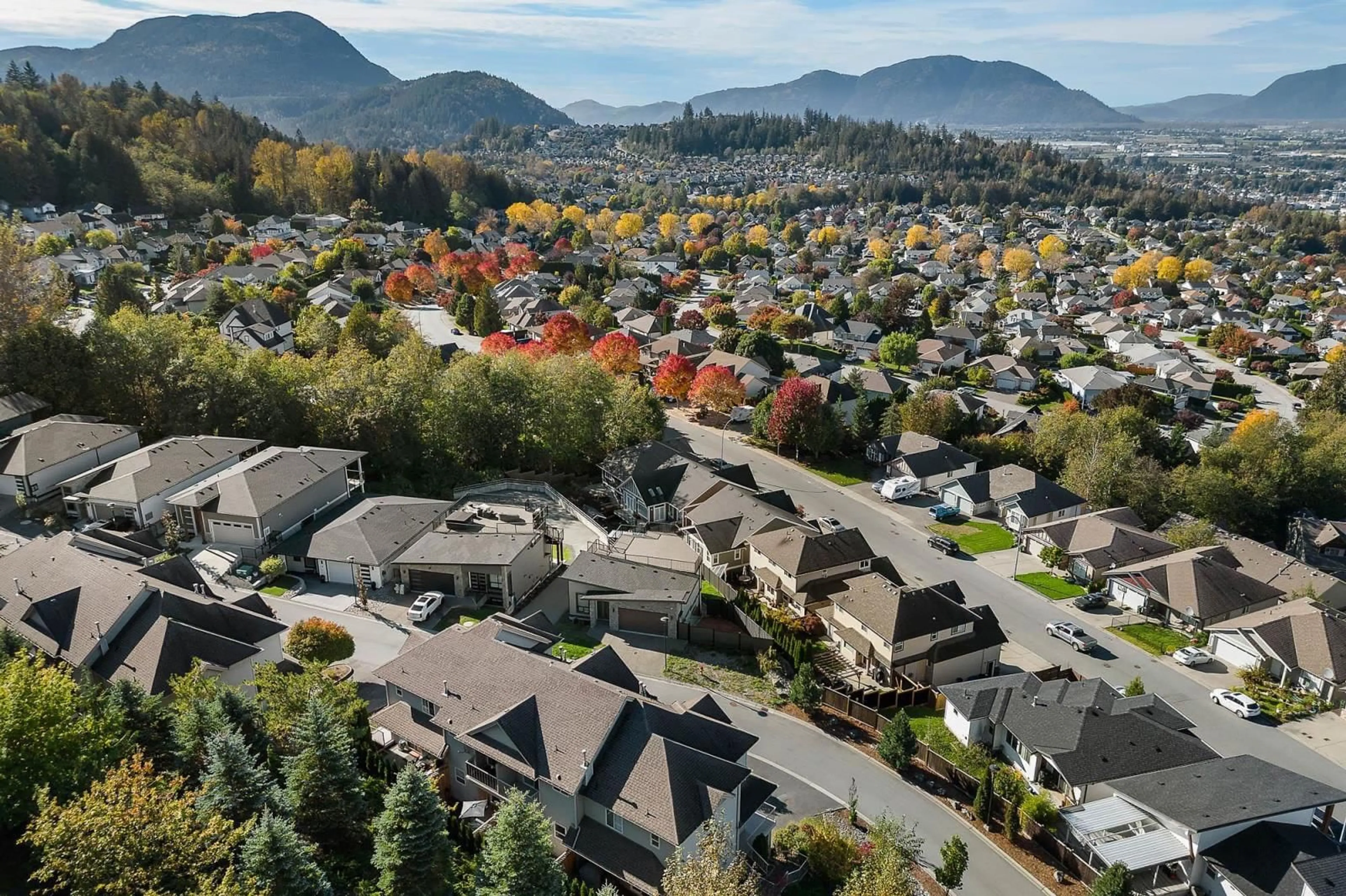 A pic from exterior of the house or condo, the view of mountain for 7 5248 GOLDSPRING PLACE, Chilliwack British Columbia V2R5S5