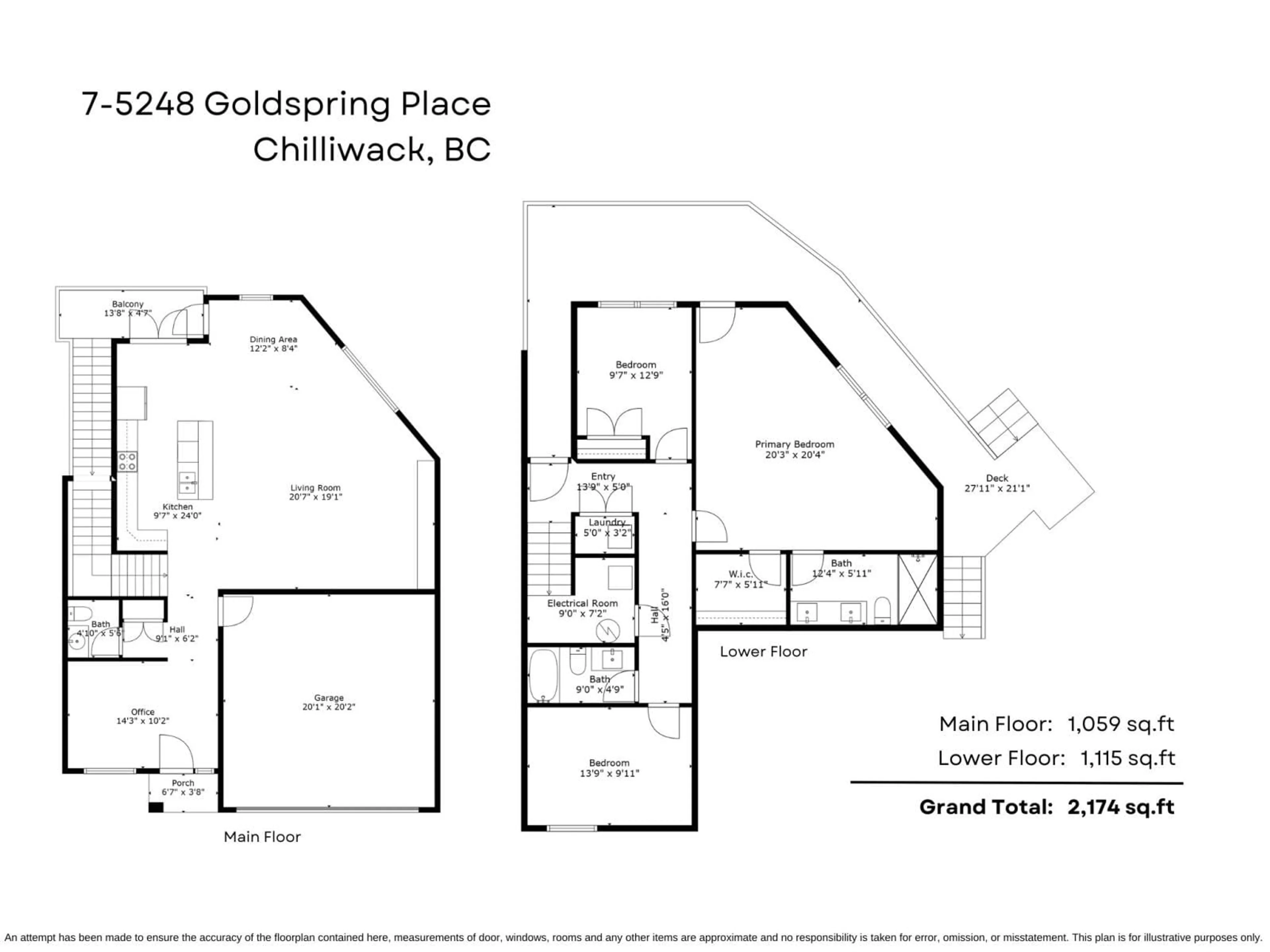 Floor plan for 7 5248 GOLDSPRING PLACE, Chilliwack British Columbia V2R5S5