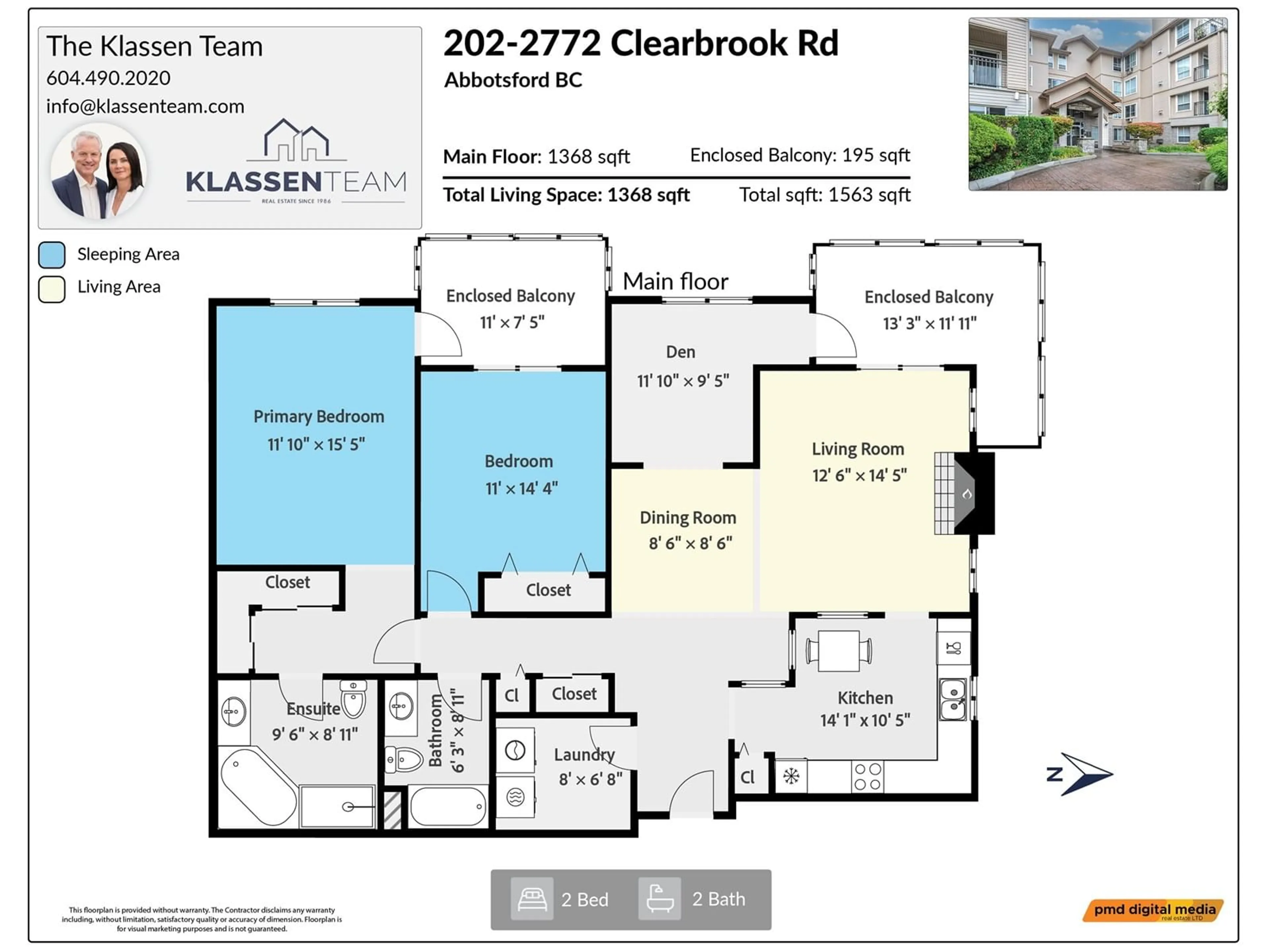 Floor plan for 202 2772 CLEARBROOK ROAD, Abbotsford British Columbia V2T6N6