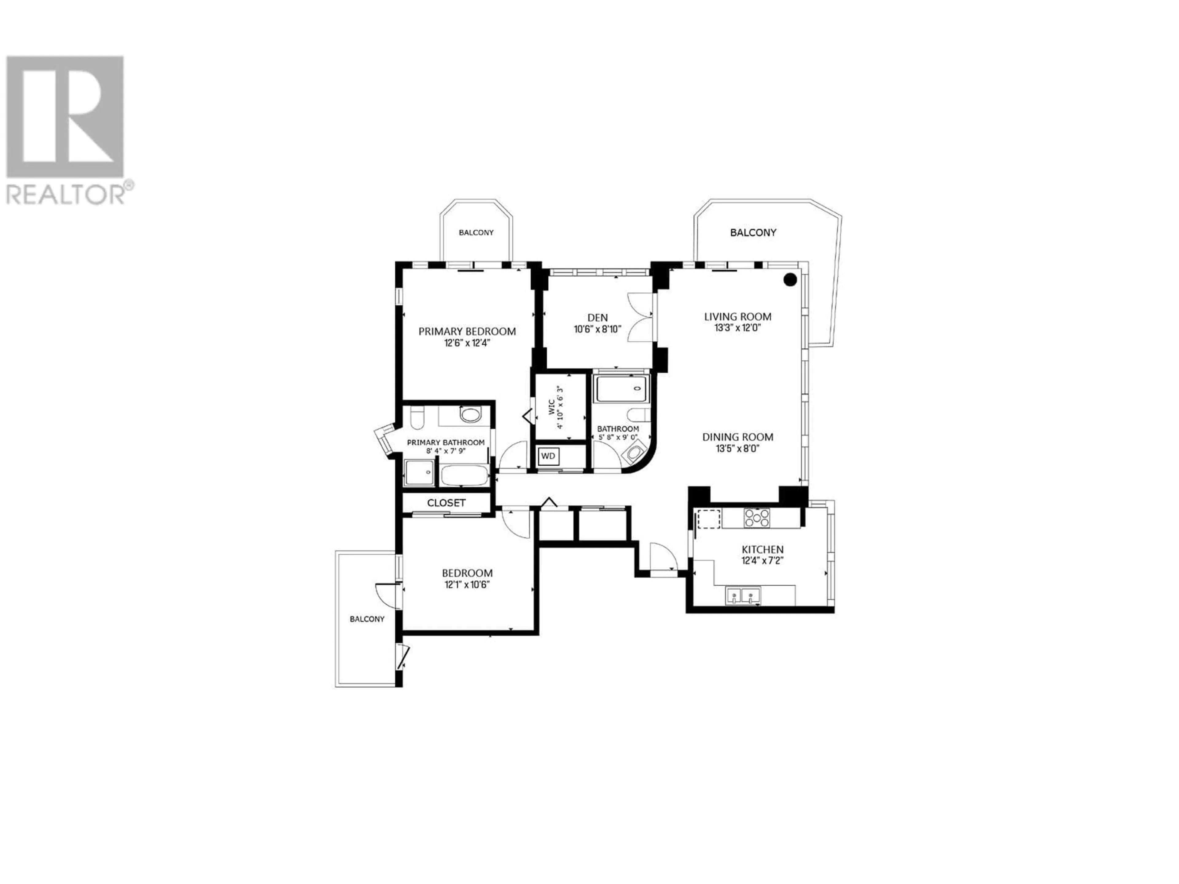 Floor plan for 602 570 18TH STREET, West Vancouver British Columbia V7V3V7