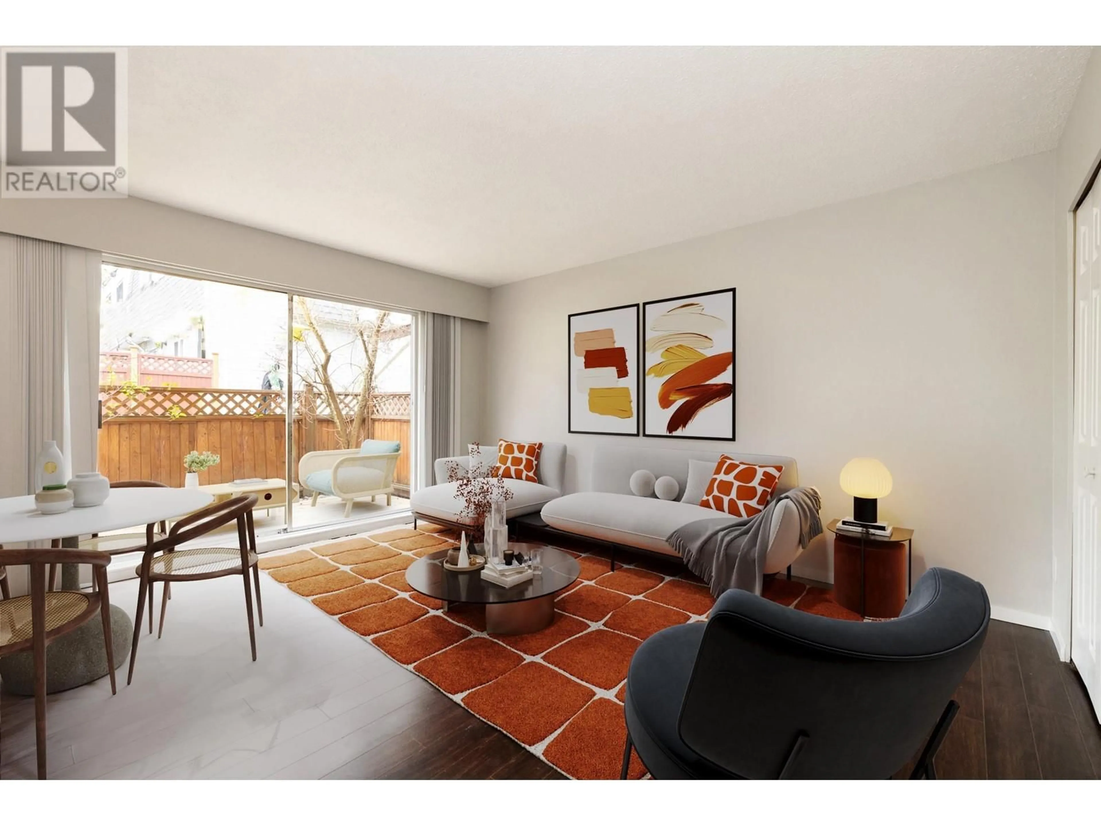 Living room, wood floors for 23 21555 DEWDNEY TRUNK ROAD, Maple Ridge British Columbia V2X3G6