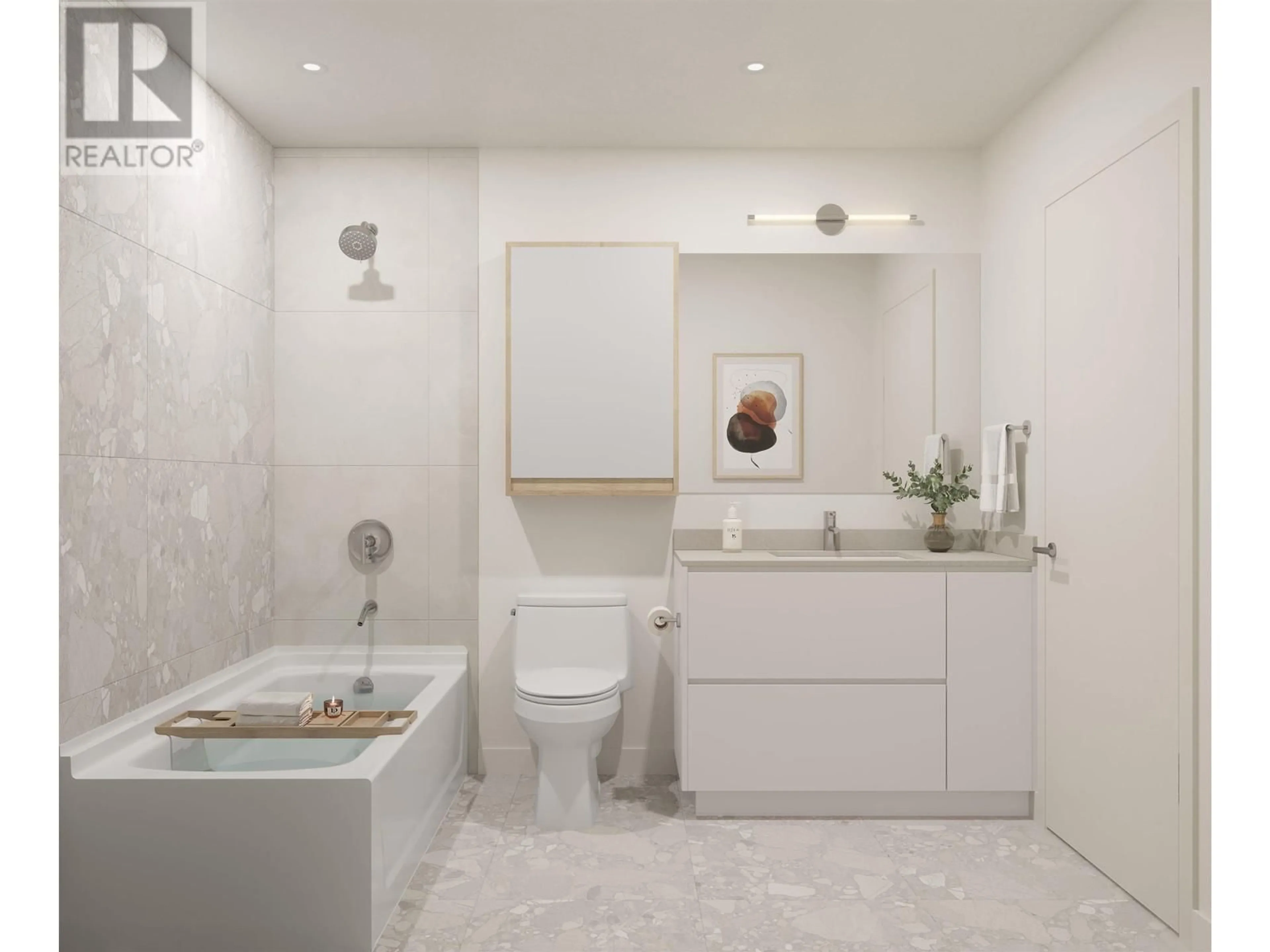 Contemporary bathroom, ceramic floors for 308 2433-2441 SHAUGHNESSY STREET, Port Coquitlam British Columbia V3C3E6