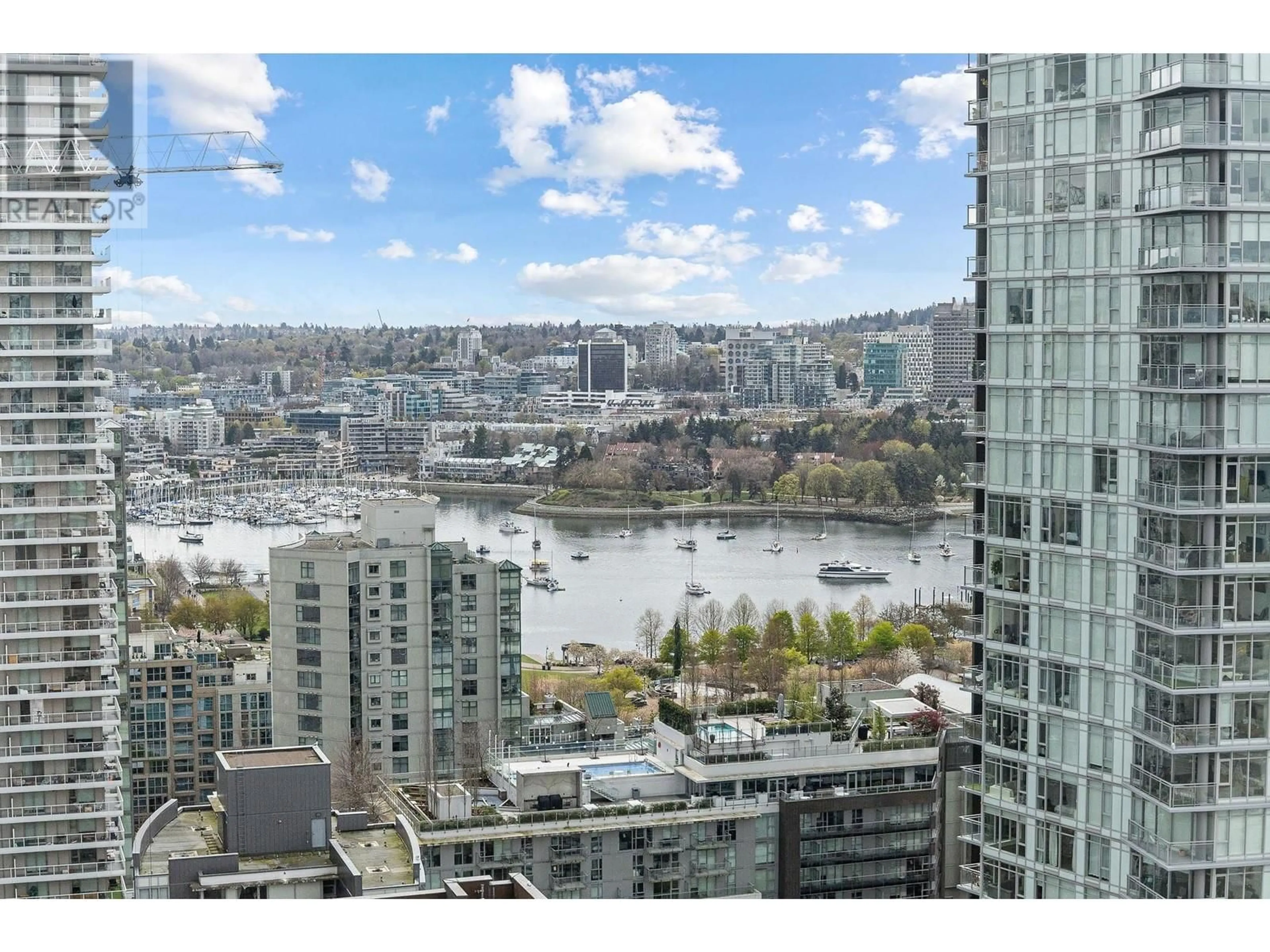 A pic from exterior of the house or condo, the view of lake or river for 2302 1325 ROLSTON STREET, Vancouver British Columbia V6B0M2