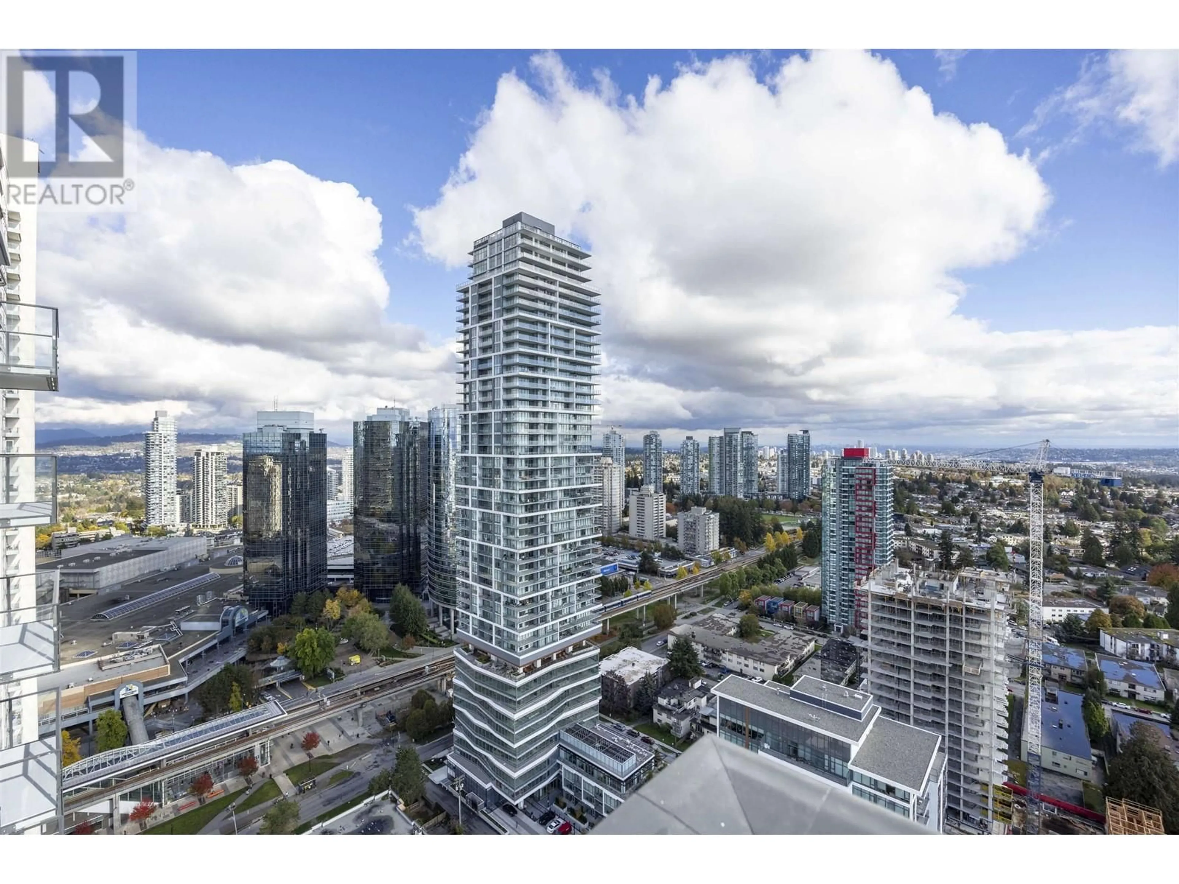 A pic from outside/outdoor area/front of a property/back of a property/a pic from drone, city buildings view from balcony for 3304 - 6537 TELFORD AVENUE, Burnaby British Columbia V5H0K9