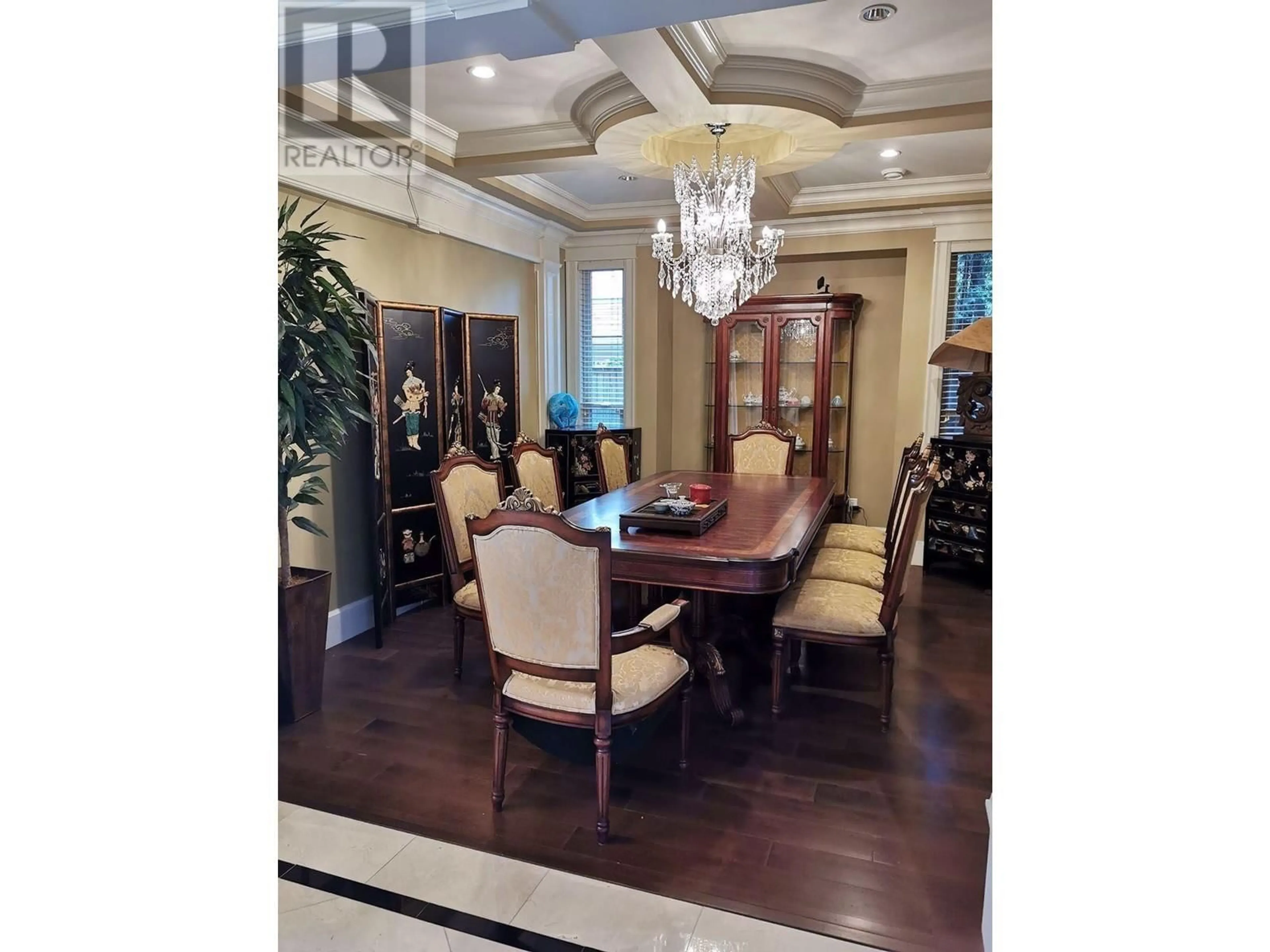 Dining room, wood/laminate floor for 7760 MONTANA ROAD, Richmond British Columbia V7C2K8