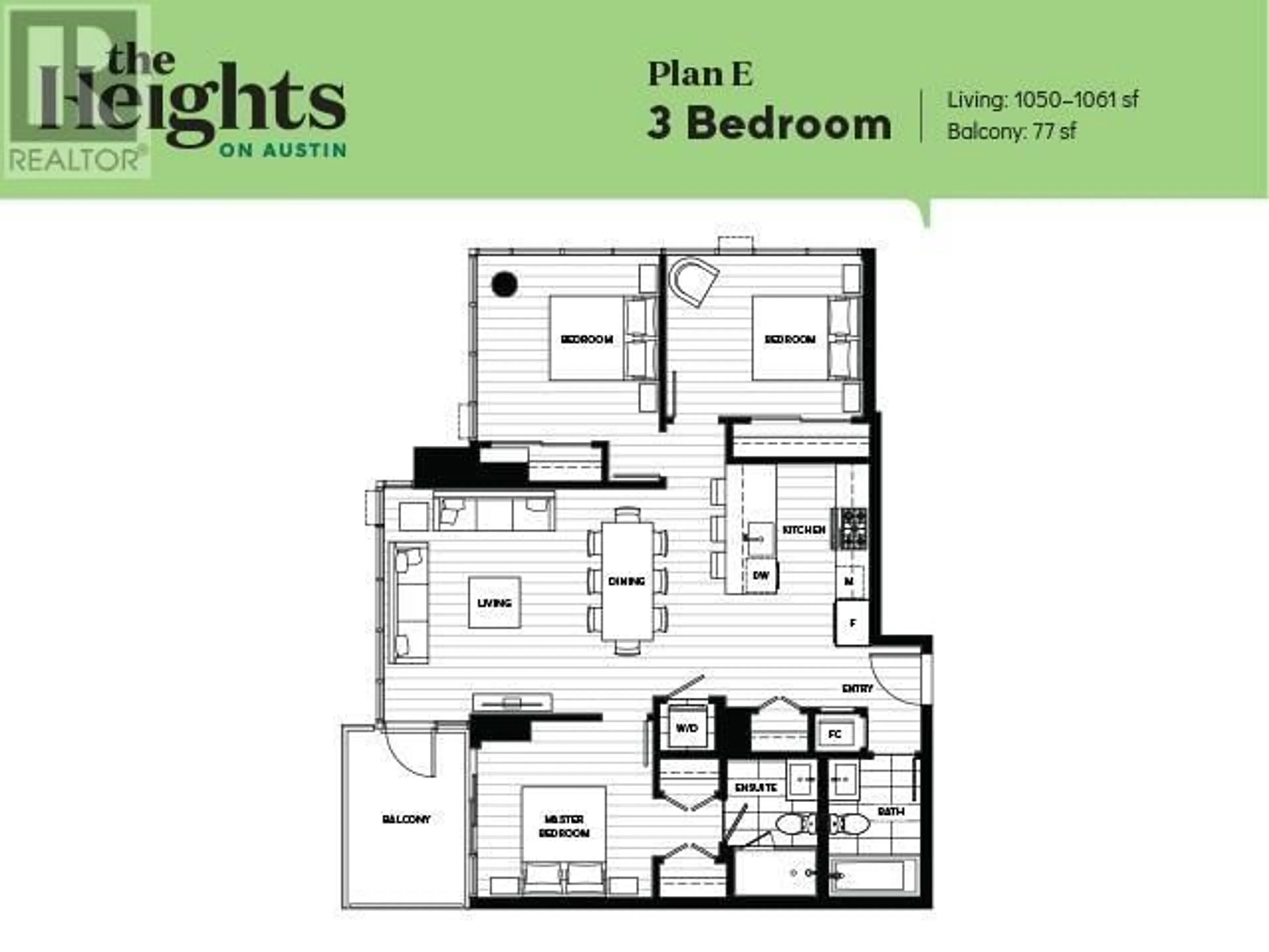 Floor plan for 507 1045 AUSTIN AVENUE, Coquitlam British Columbia V3K0G9