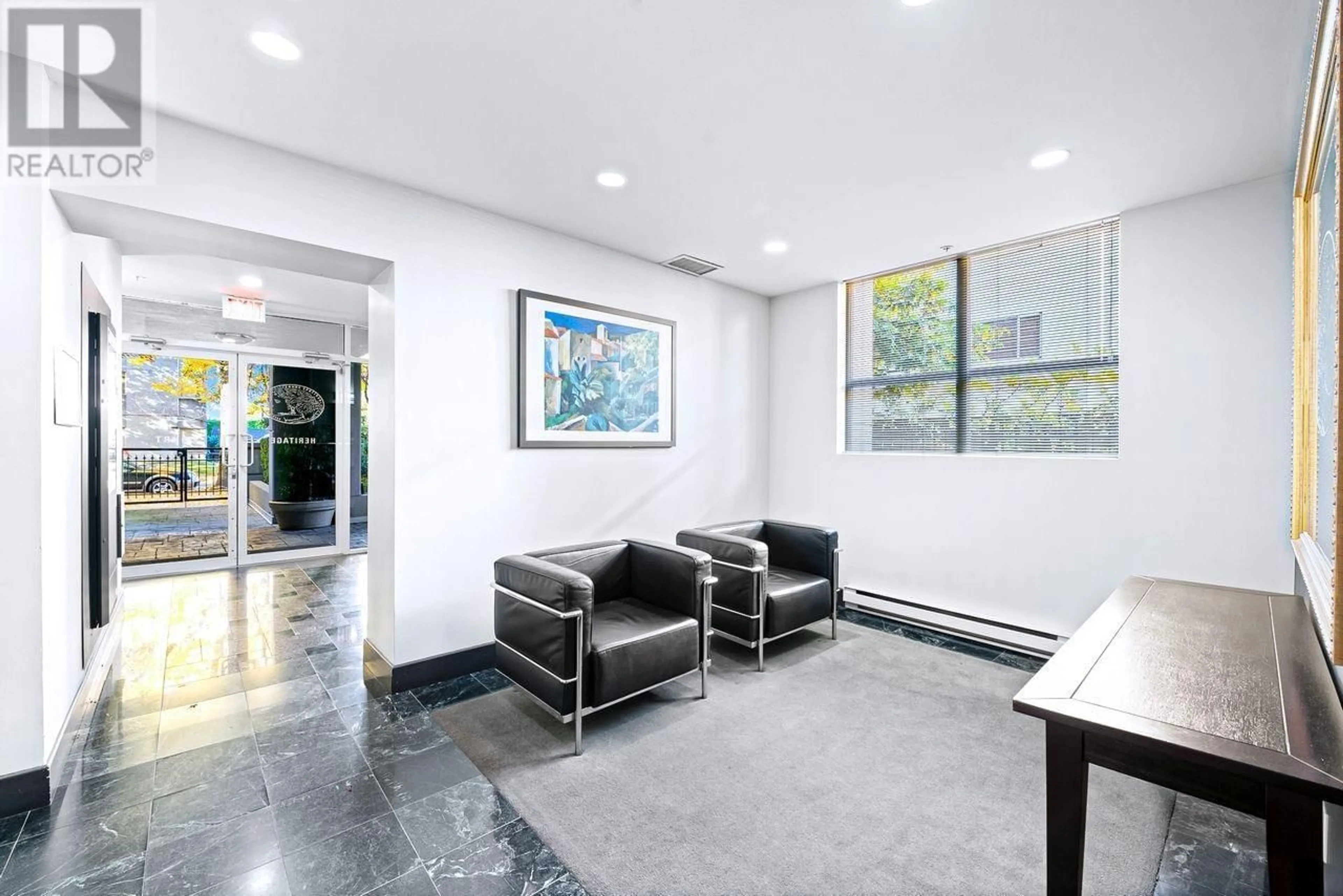 Indoor lobby, ceramic floors for 3 2838 BIRCH STREET, Vancouver British Columbia V6H2T6