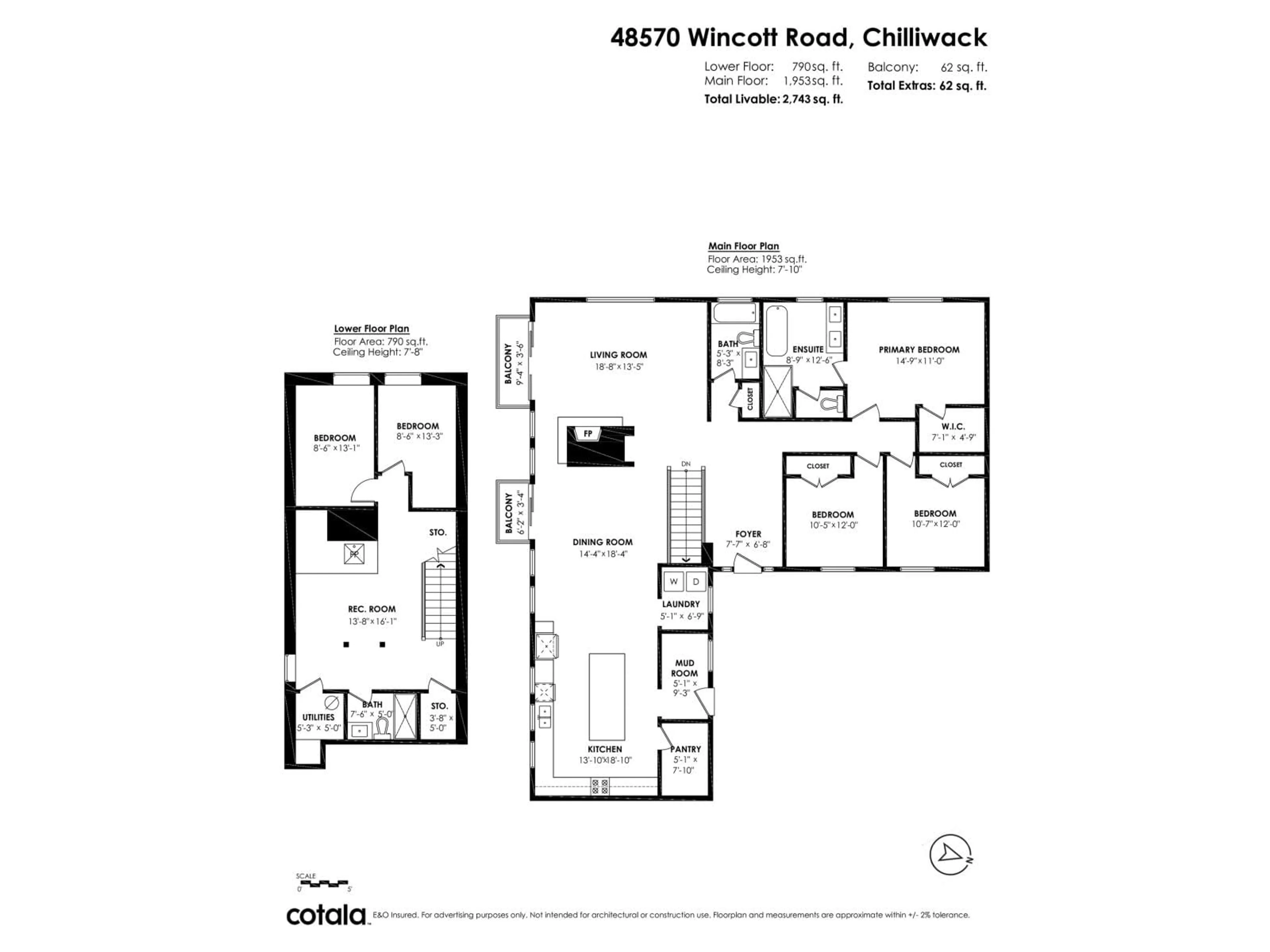 Floor plan for 48570 WINCOTT ROAD, Chilliwack British Columbia V4Z1H1