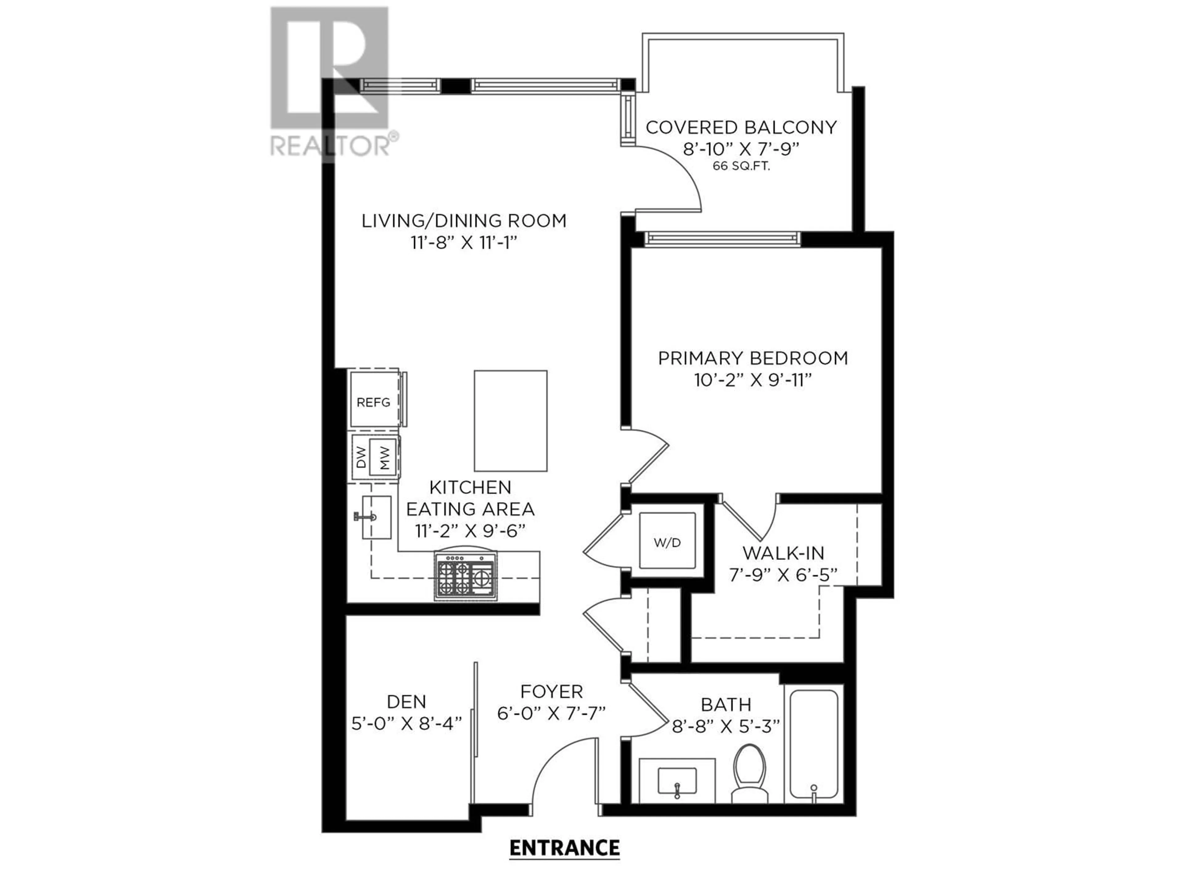 Floor plan for 1904 1500 FERN STREET, North Vancouver British Columbia V7J1H6