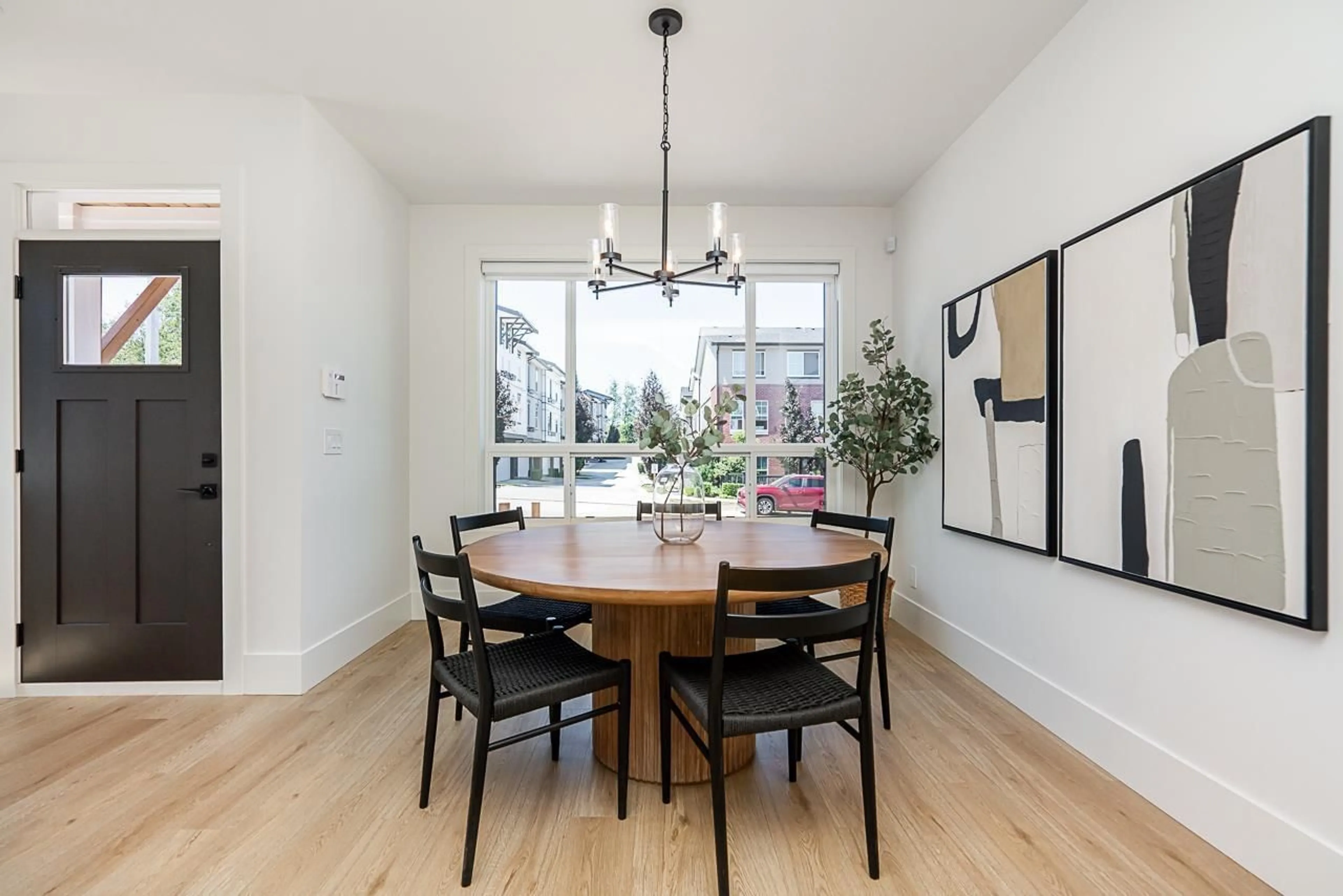 Dining room, wood floors, cottage for 8188 201 STREET, Langley British Columbia V2Y3Y6