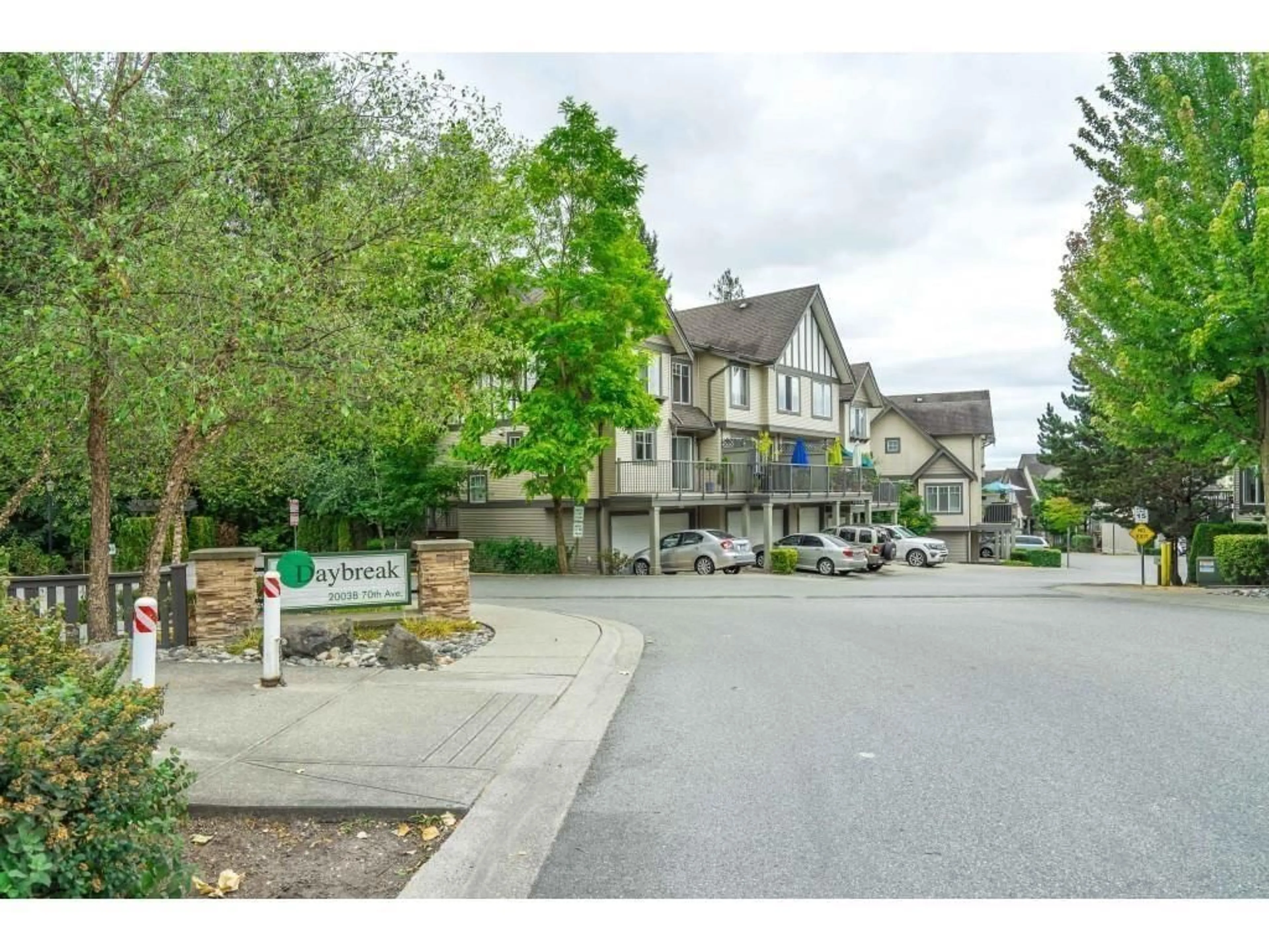 A pic from exterior of the house or condo, the street view for 73 20038 70 AVENUE, Langley British Columbia V2Y0B4