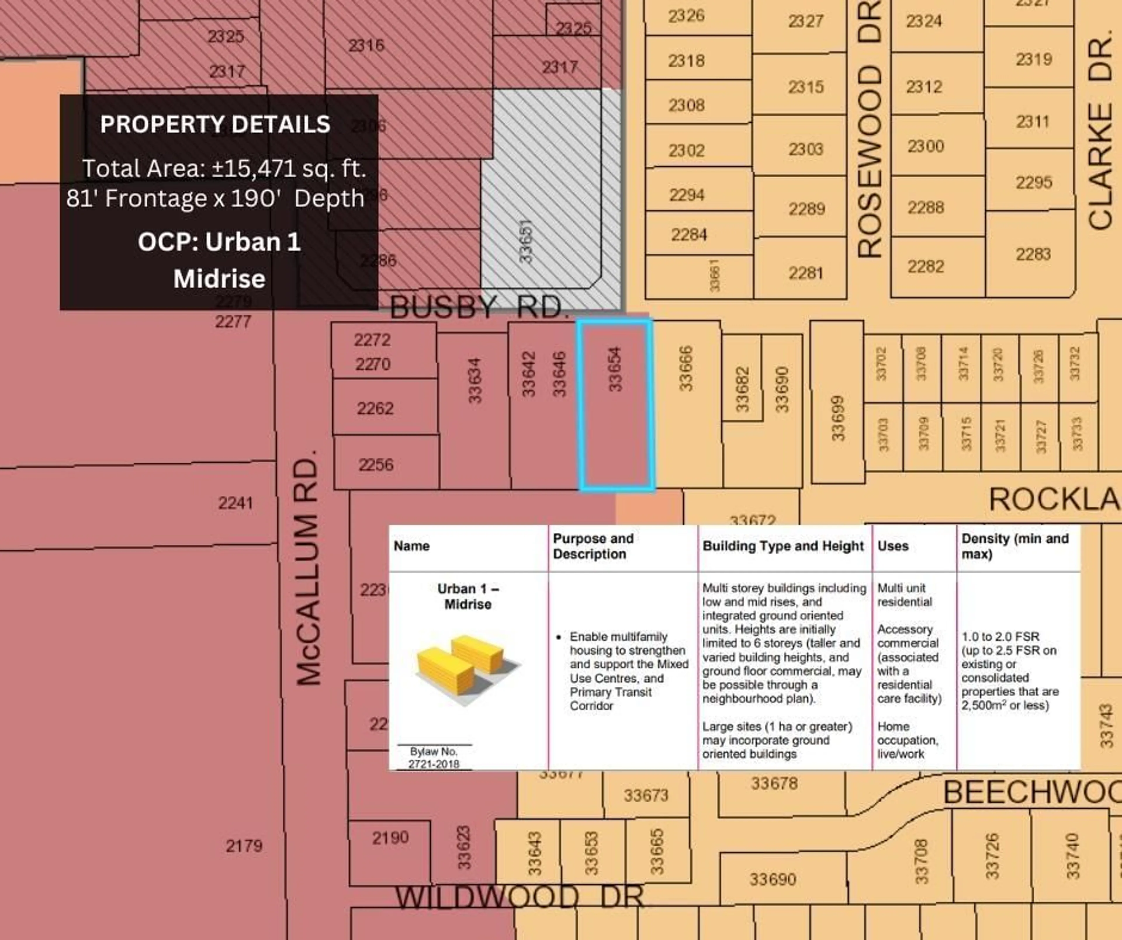 Picture of a map for 33654 BUSBY ROAD, Abbotsford British Columbia V2S1V2