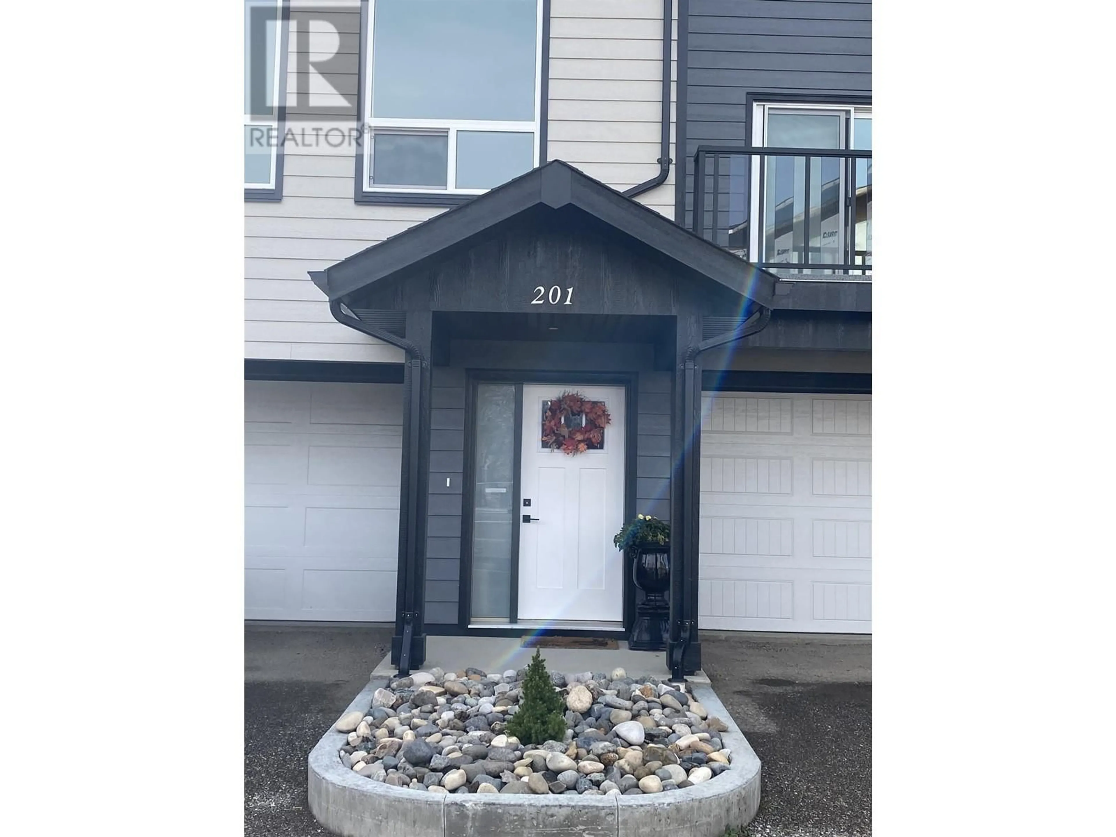 A pic from exterior of the house or condo, the street view for 201 7000 HUSBAND DRIVE, Prince George British Columbia V2N0H2