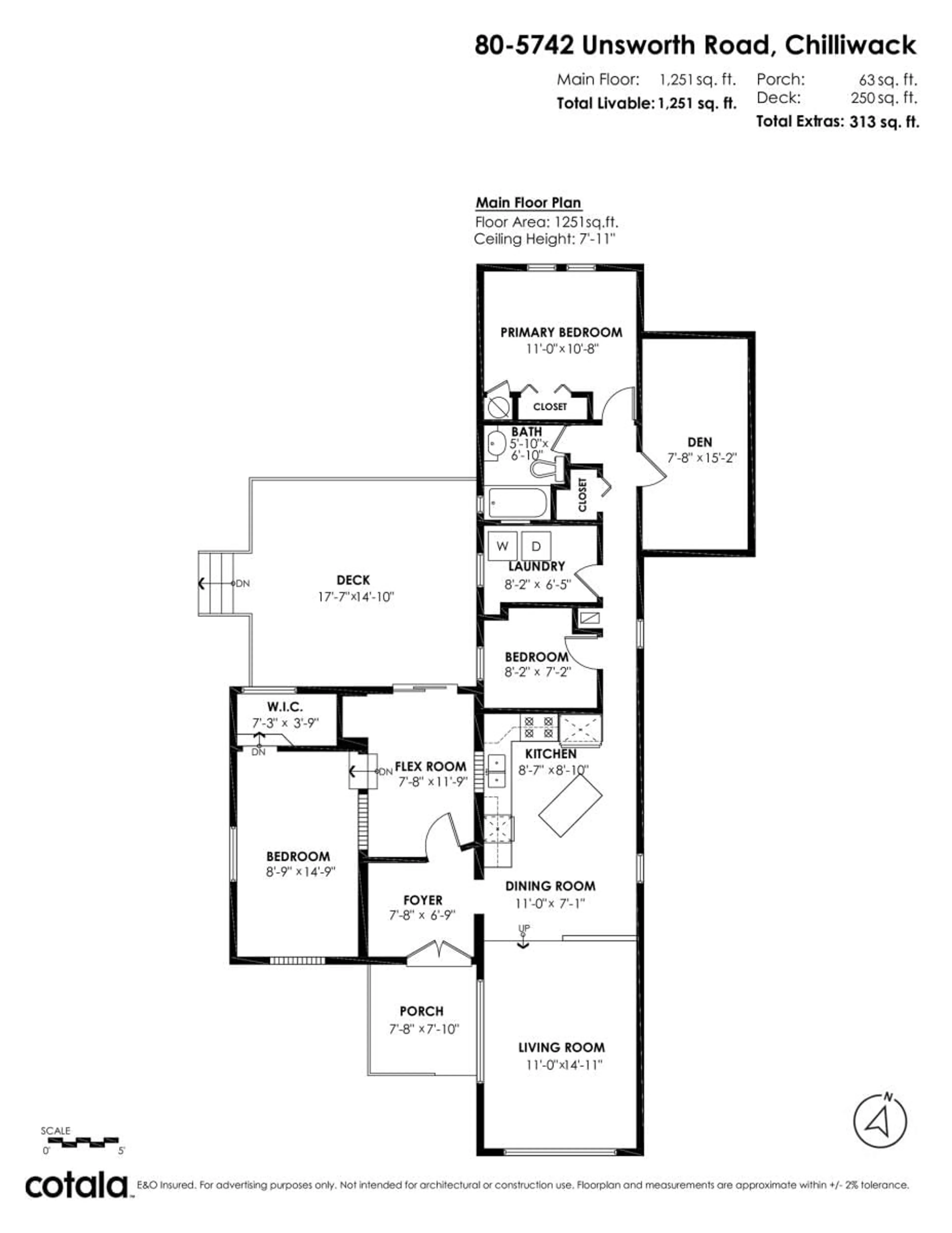 Floor plan for 80 5742 UNSWORTH ROAD, Chilliwack British Columbia V2R3A2