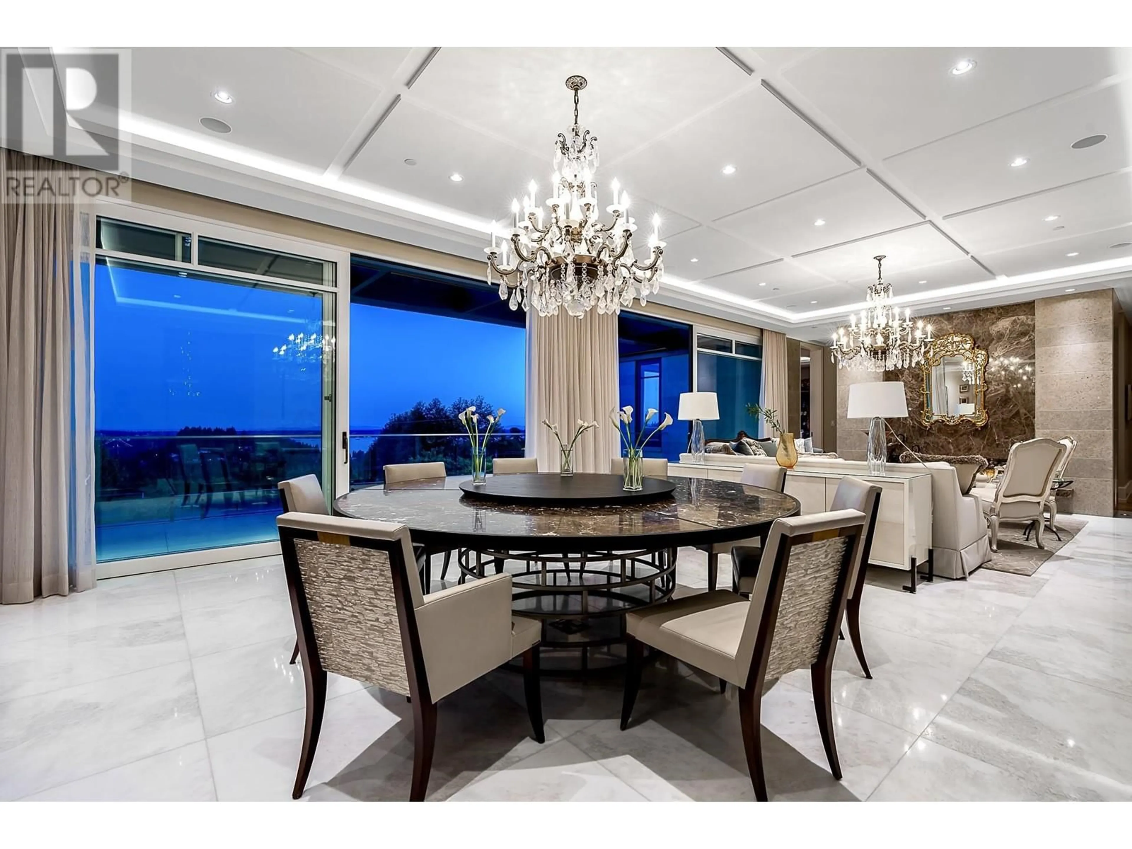 Dining room, ceramic floors for 730 FAIRMILE ROAD, West Vancouver British Columbia V7S1R2