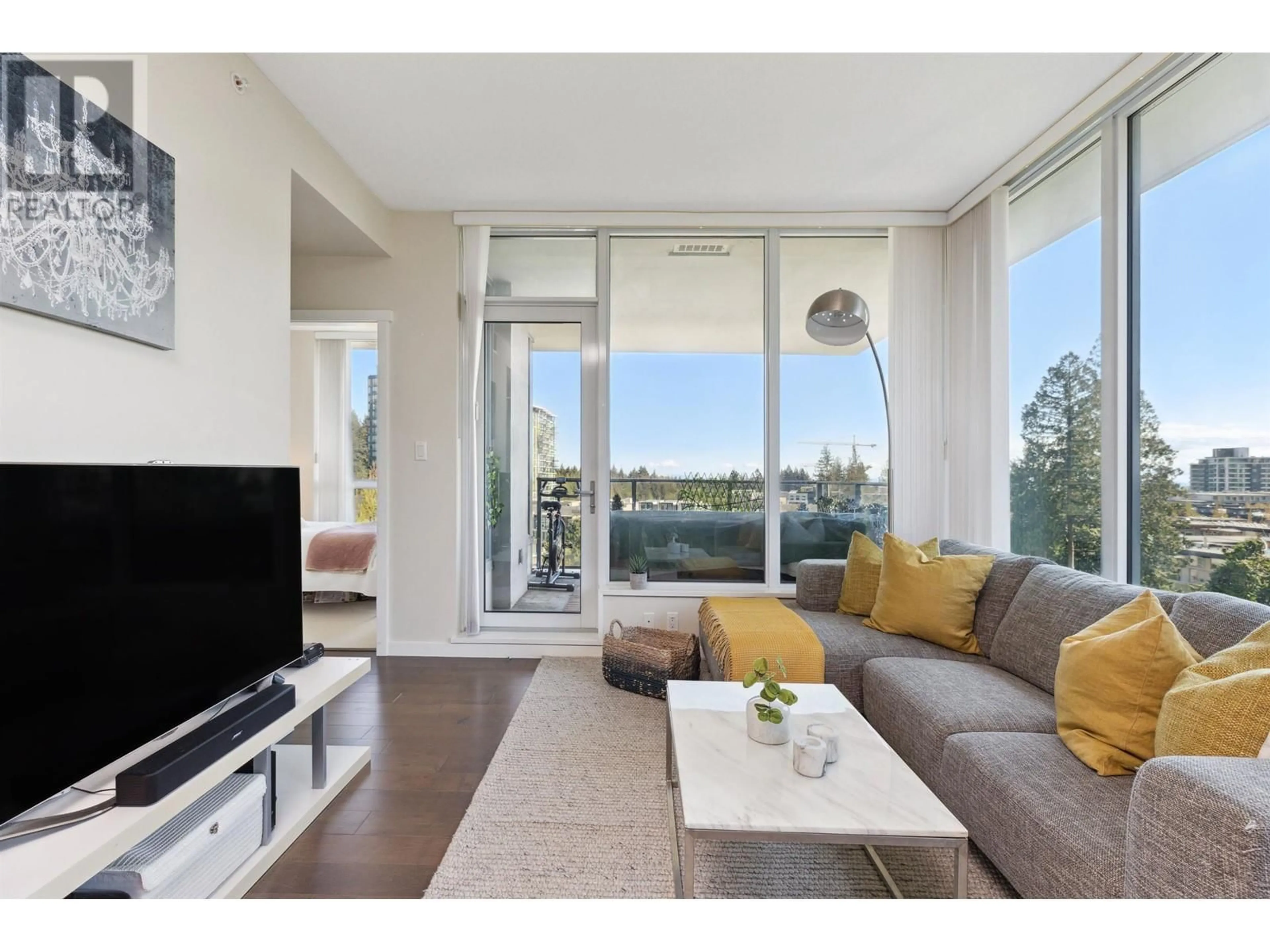 Living room, wood floors for 805 5728 BERTON AVENUE, Vancouver British Columbia V6S0E5