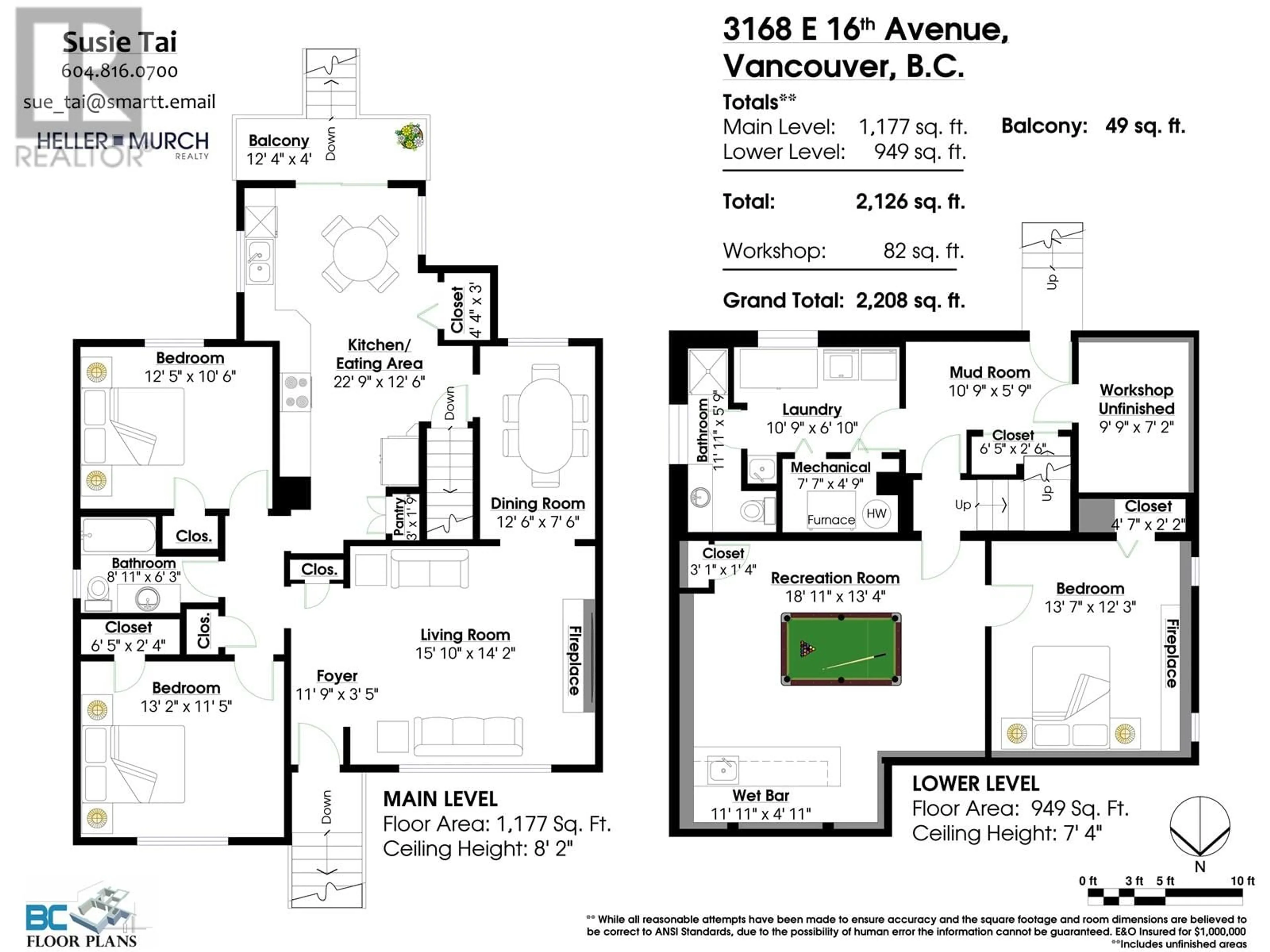 Floor plan for 3168 16TH AVENUE, Vancouver British Columbia V5M2M6