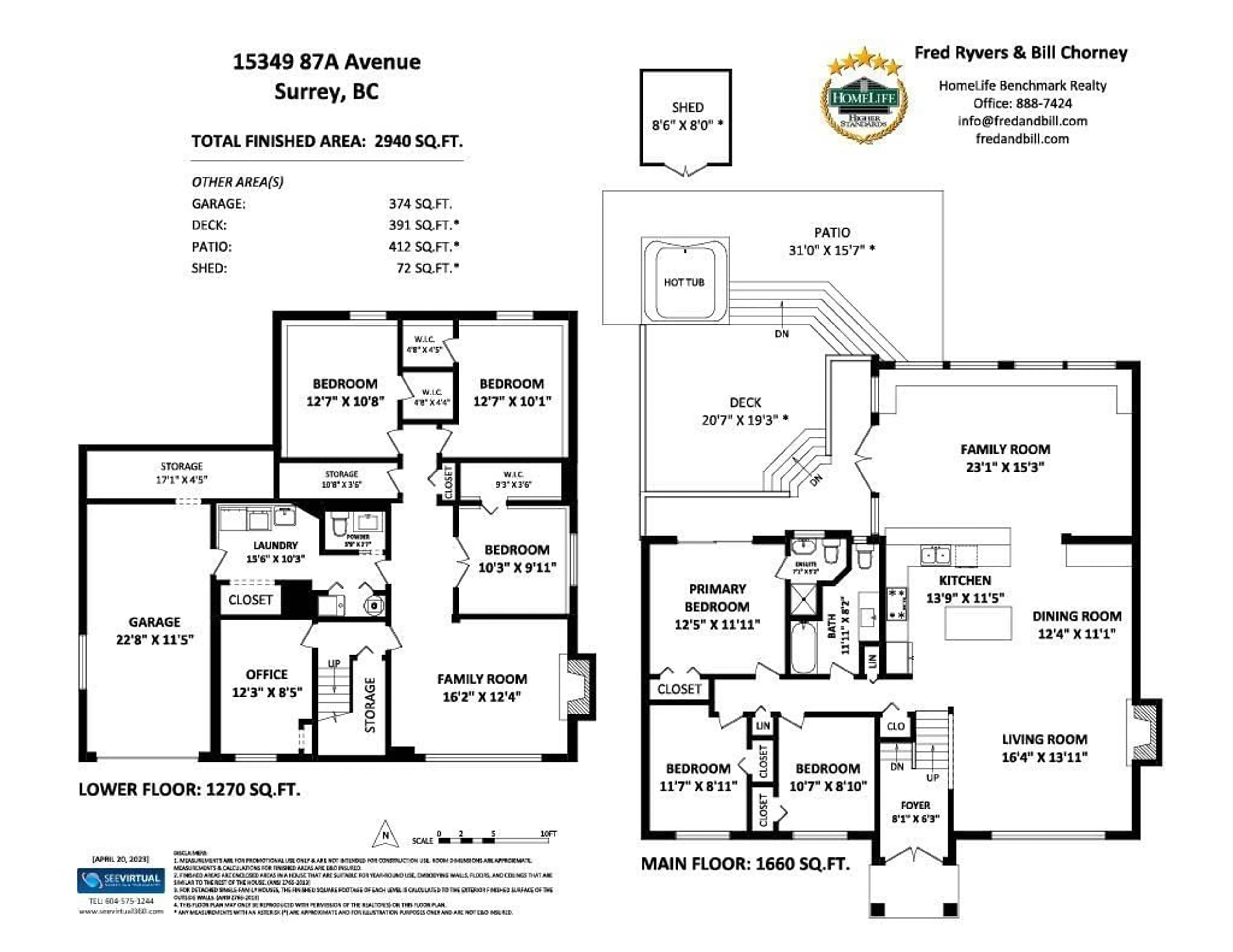 Floor plan for 15349 87A AVENUE, Surrey British Columbia V3S5E8