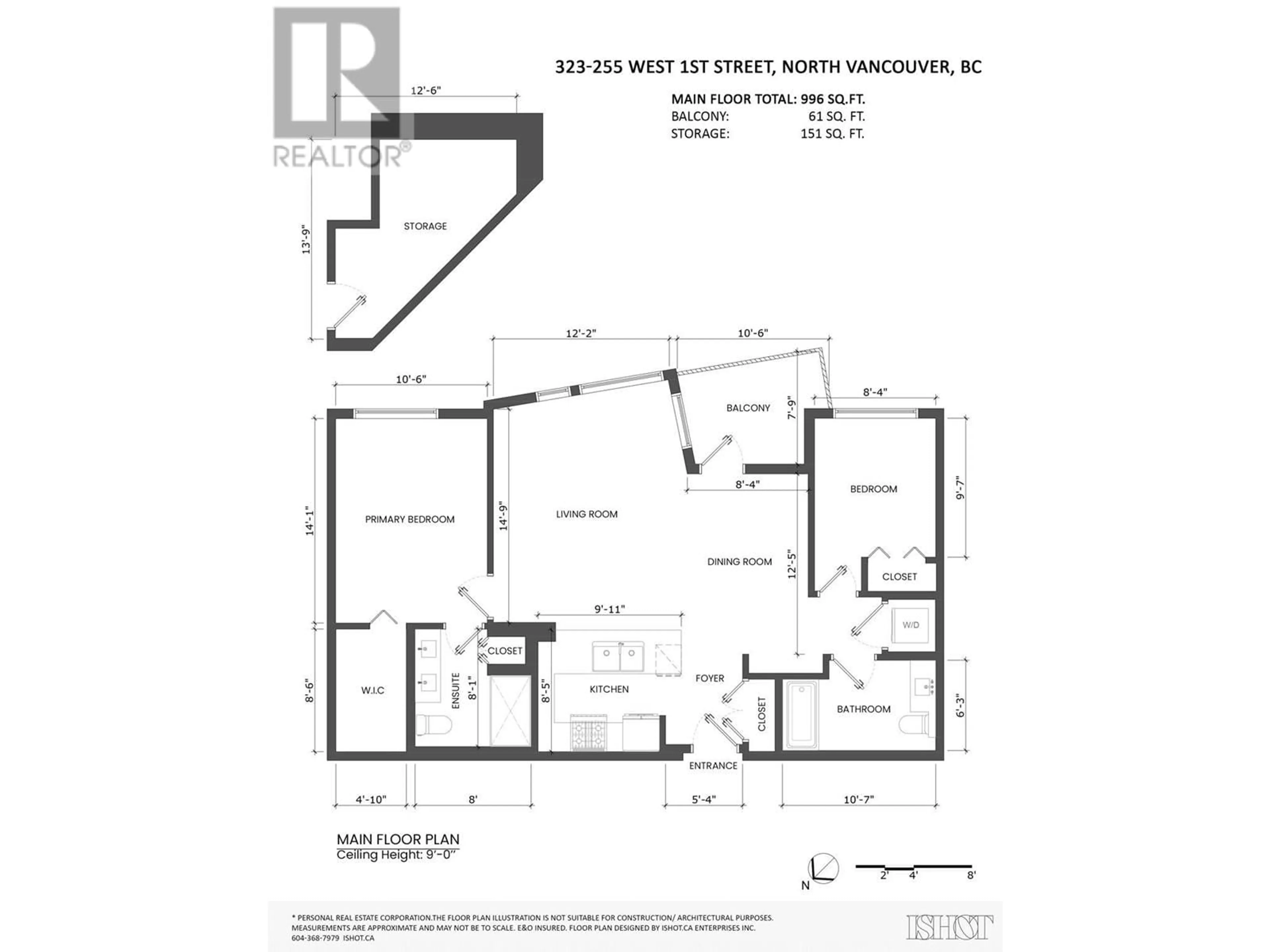 Floor plan for 323 255 W 1ST STREET, North Vancouver British Columbia V3M3G8