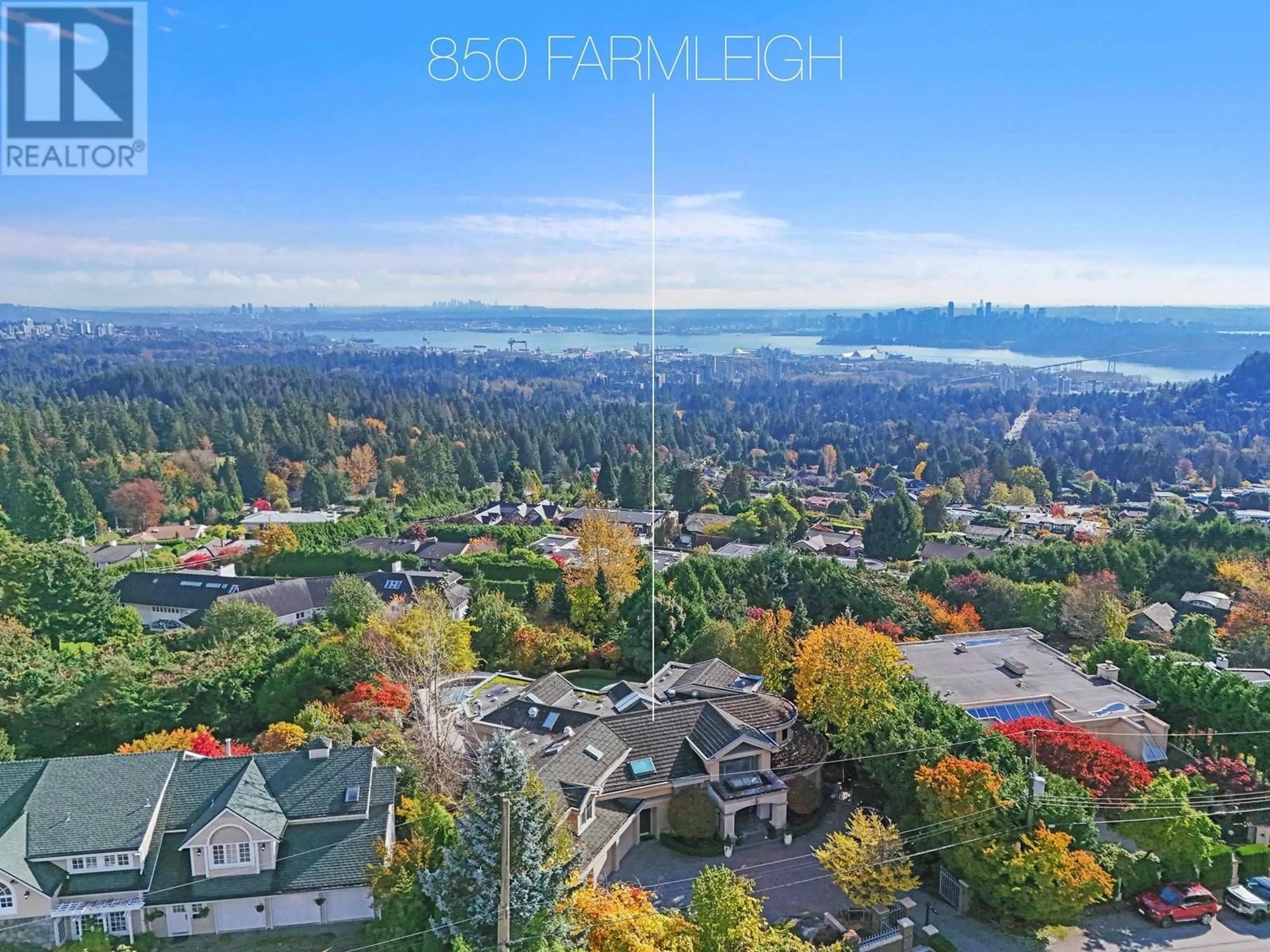 A pic from exterior of the house or condo, the street view for 850 FARMLEIGH ROAD, West Vancouver British Columbia V7S1Z9