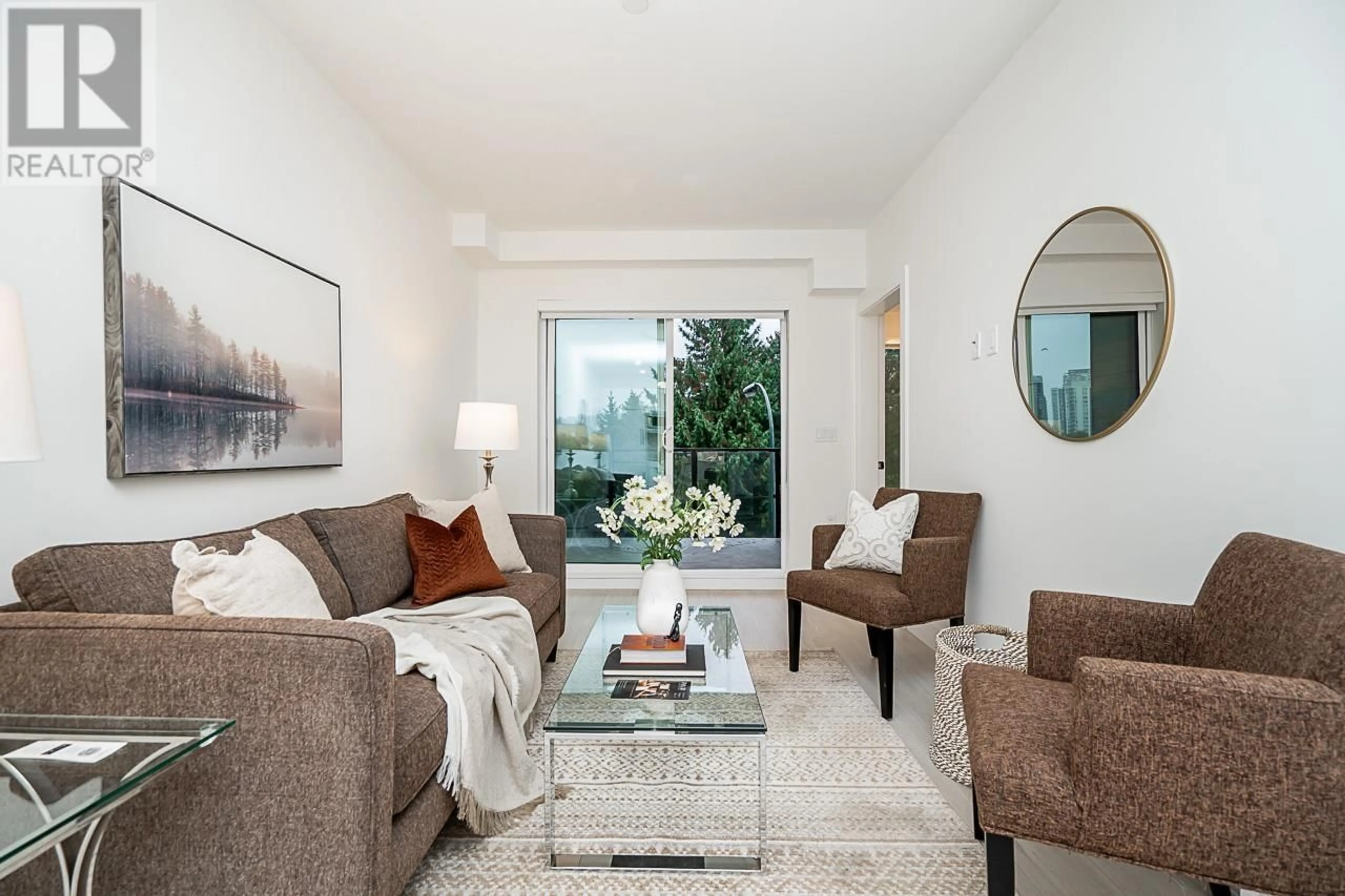 Living room, carpet floors for 406 5399 JOYCE STREET, Vancouver British Columbia V5R4H3